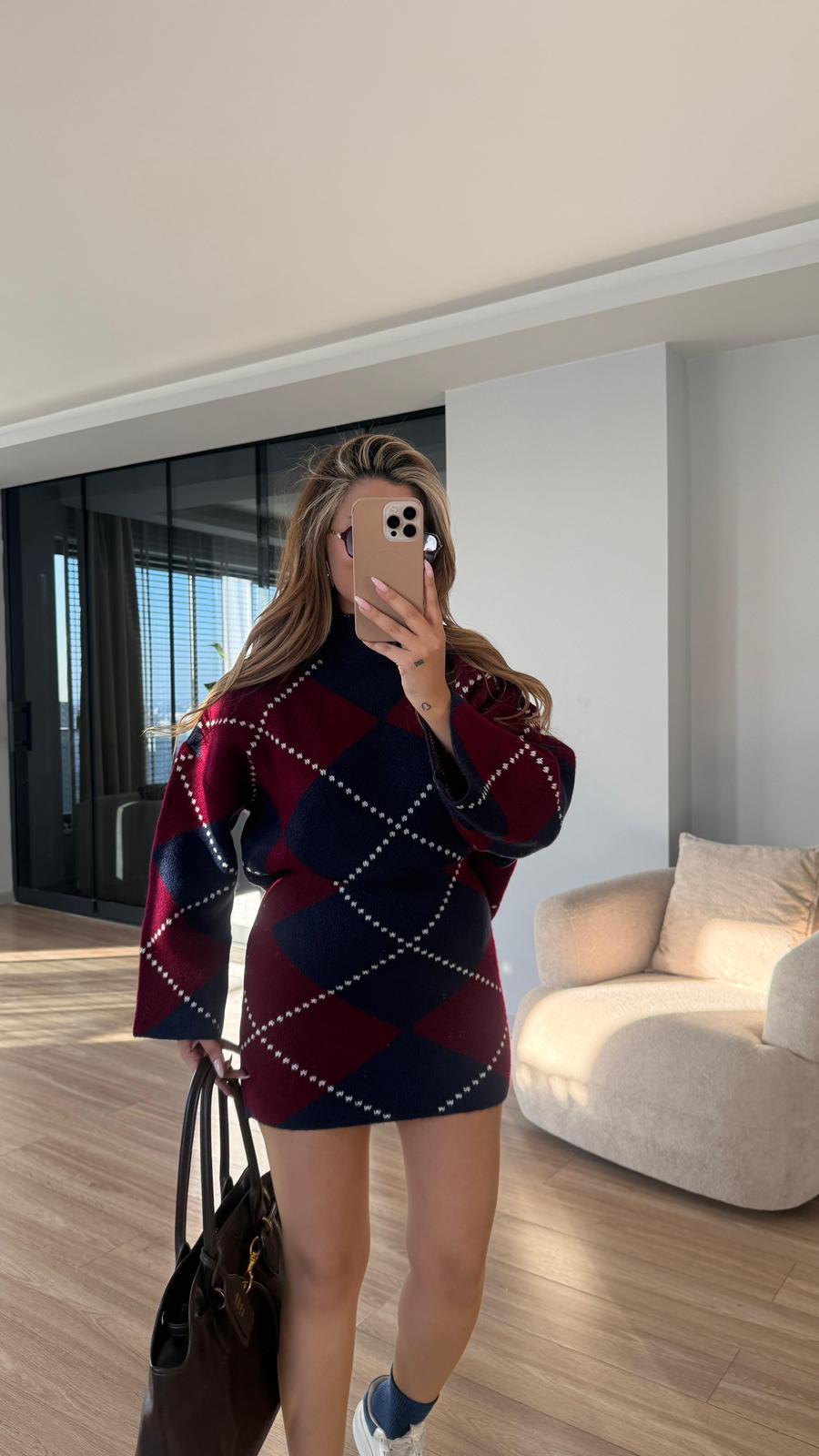 BAKLAVA DESENLİ TRİKO TAKIM