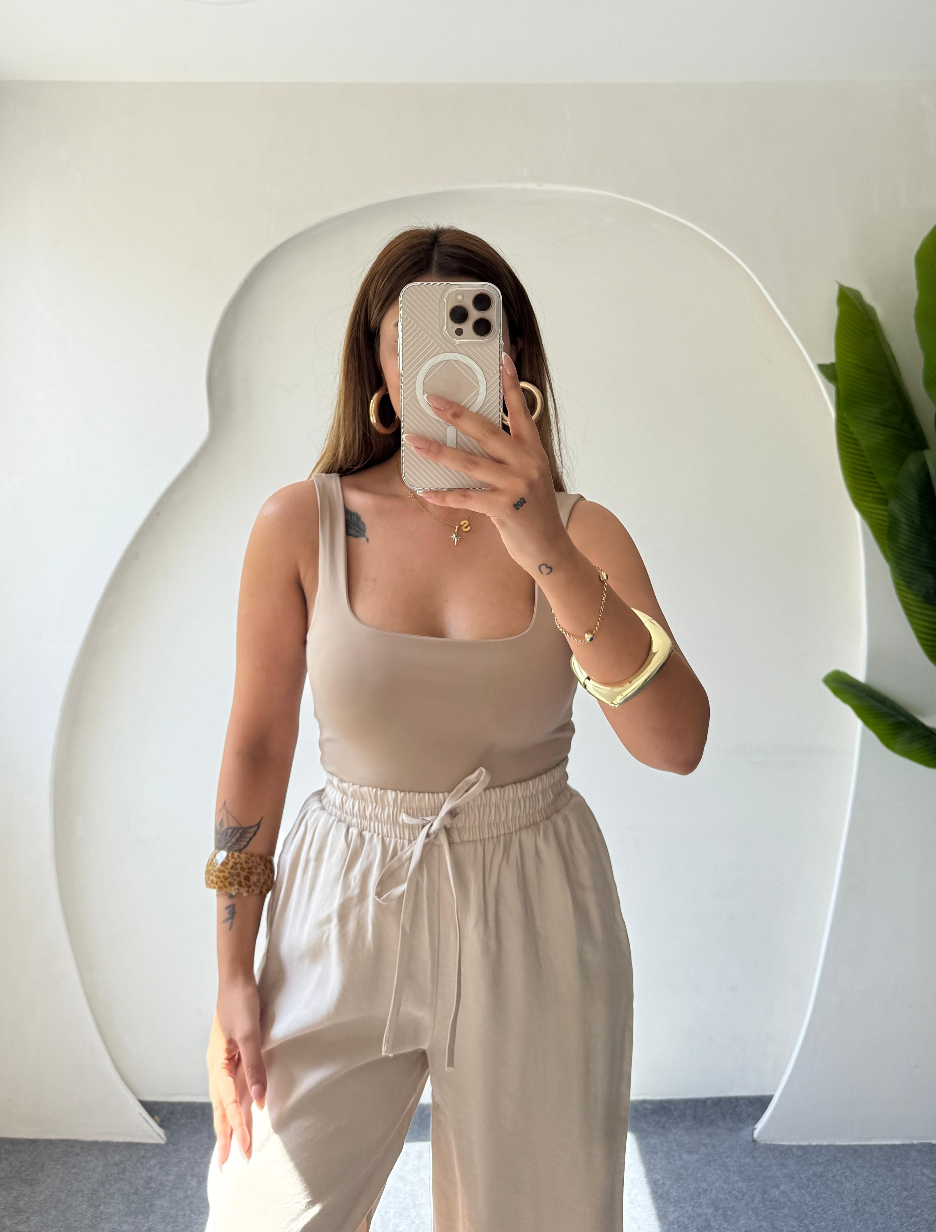MORNİ CROP - BEJ