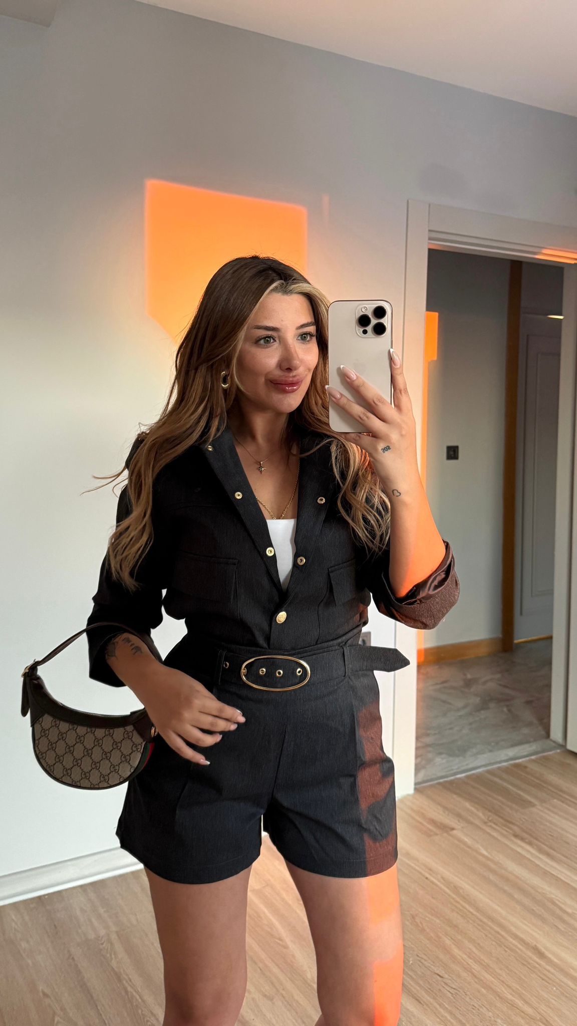 POLLY KEMERLİ ŞORT TAKIM