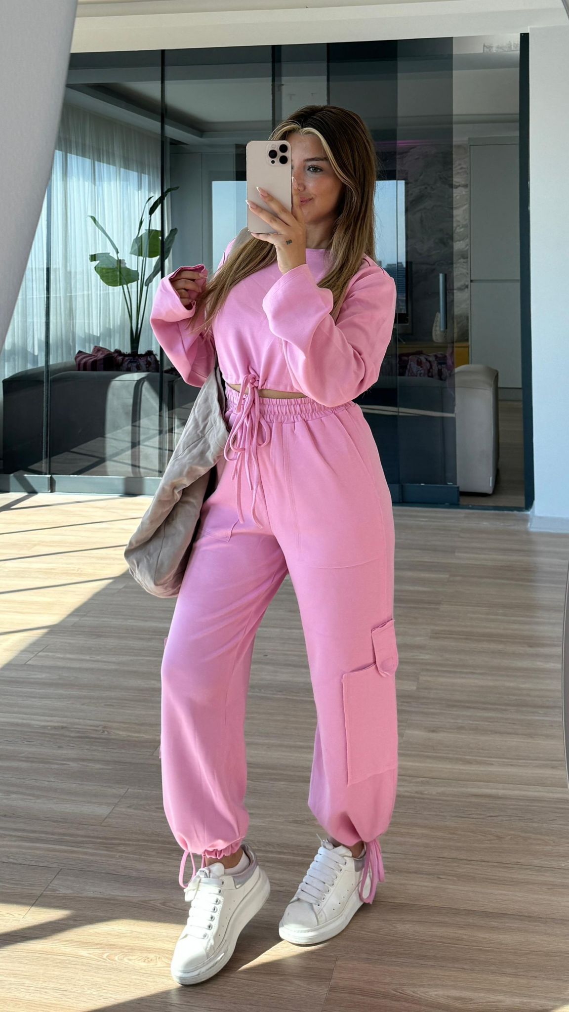 Oly Jogger Takım - PEMBE