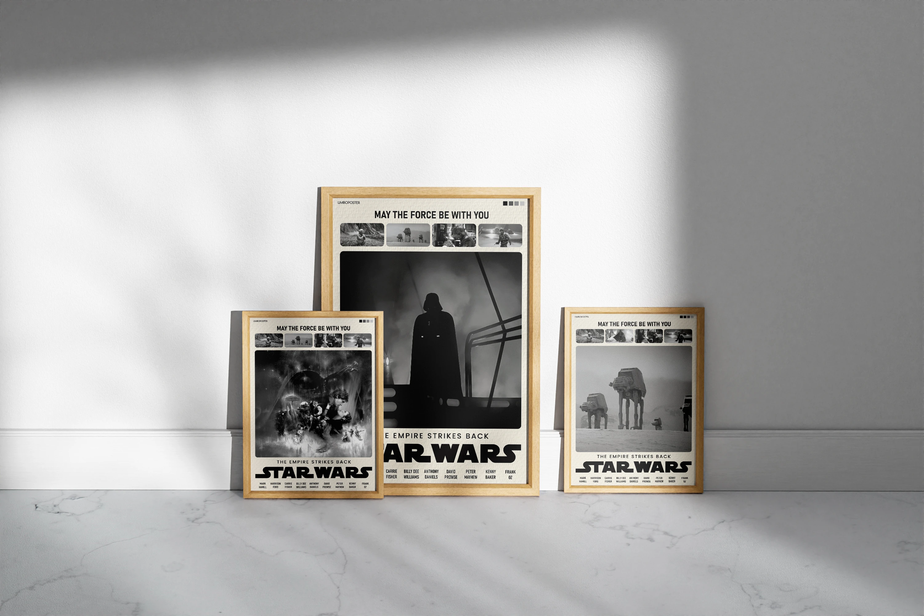 Üçlü Star Wars - The Empire Strikes Back Kolaj Poster 