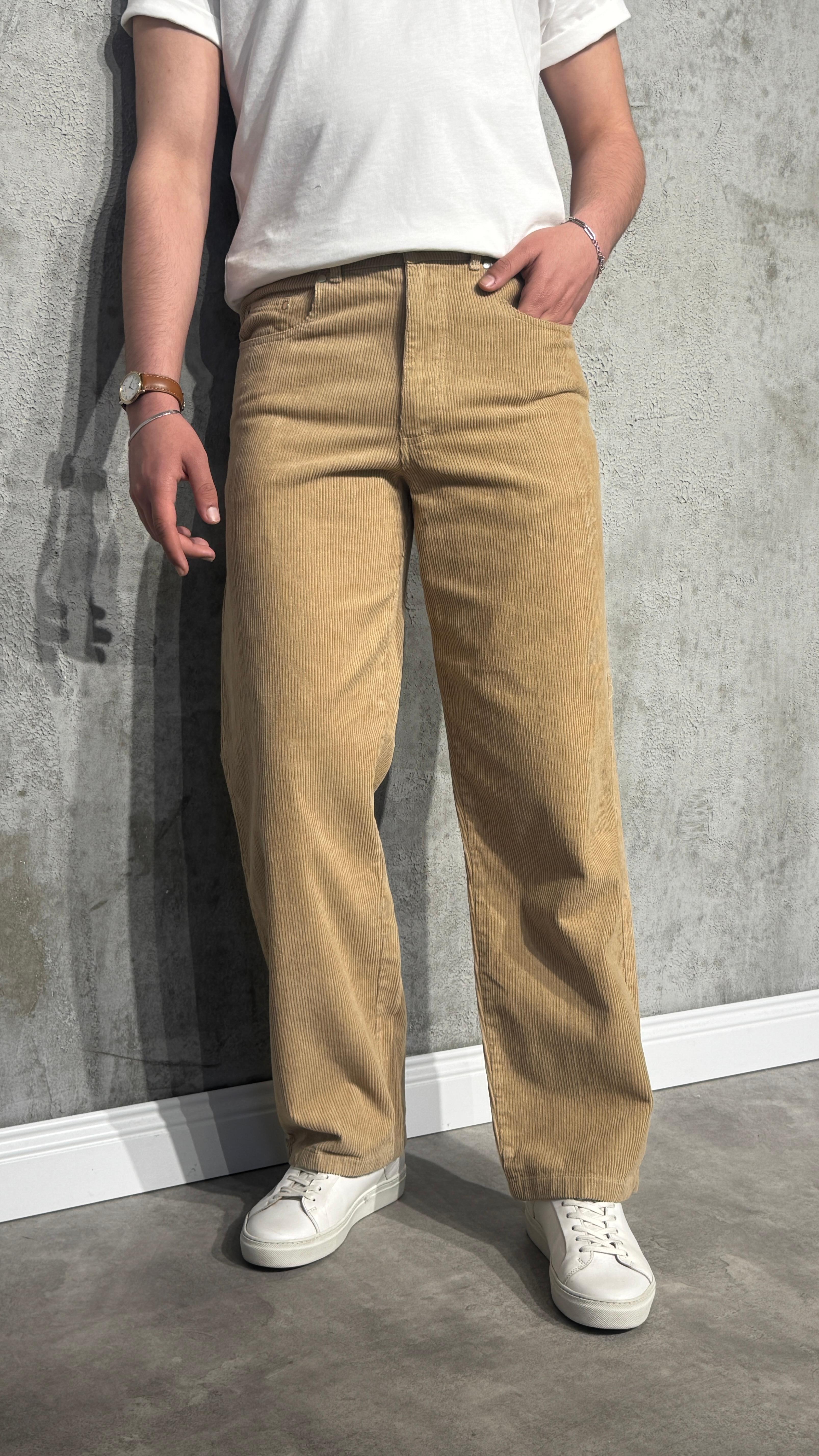 Premium Baggy Kadife Pantolon
