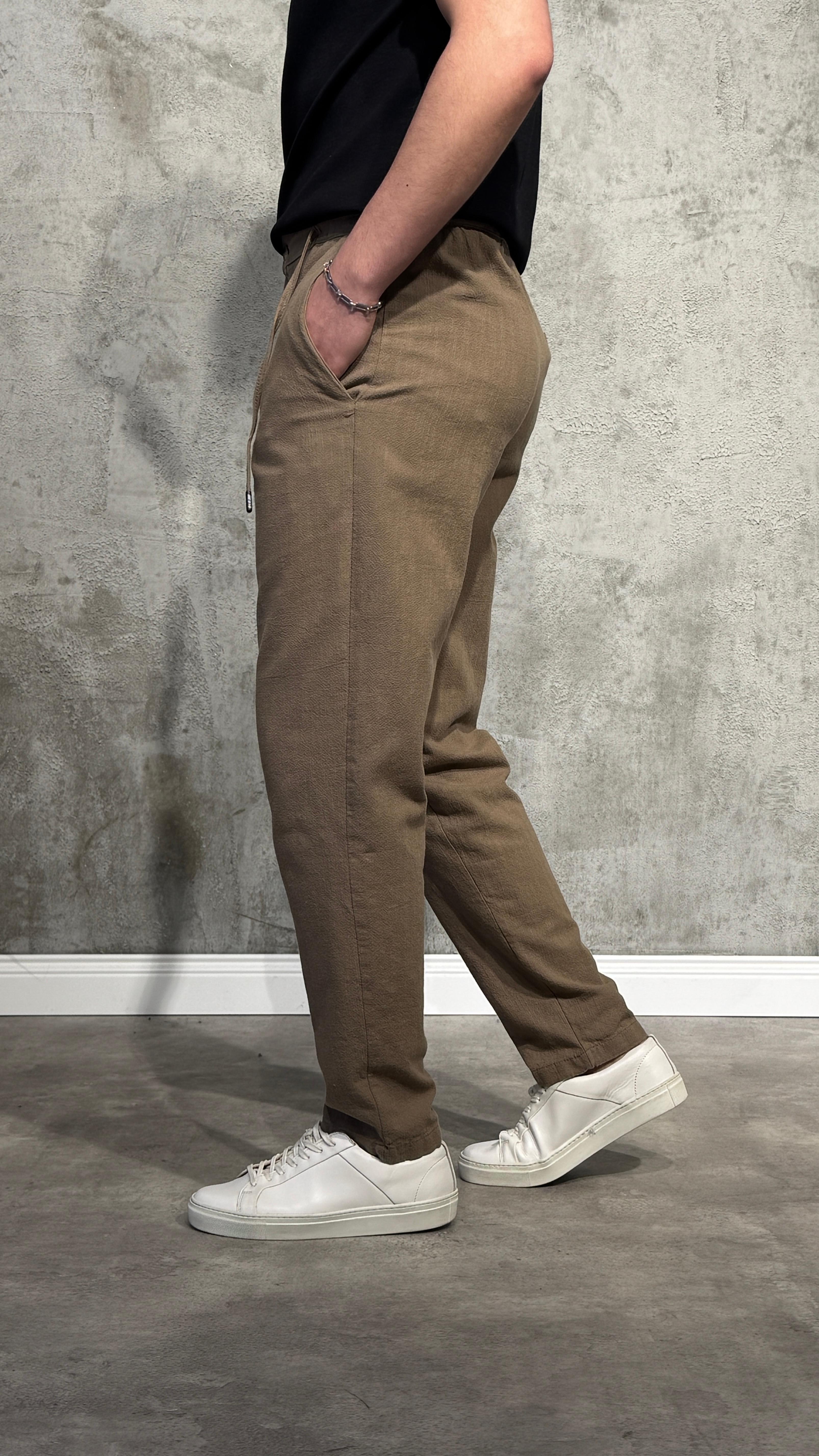 Keten Slim Pantolon