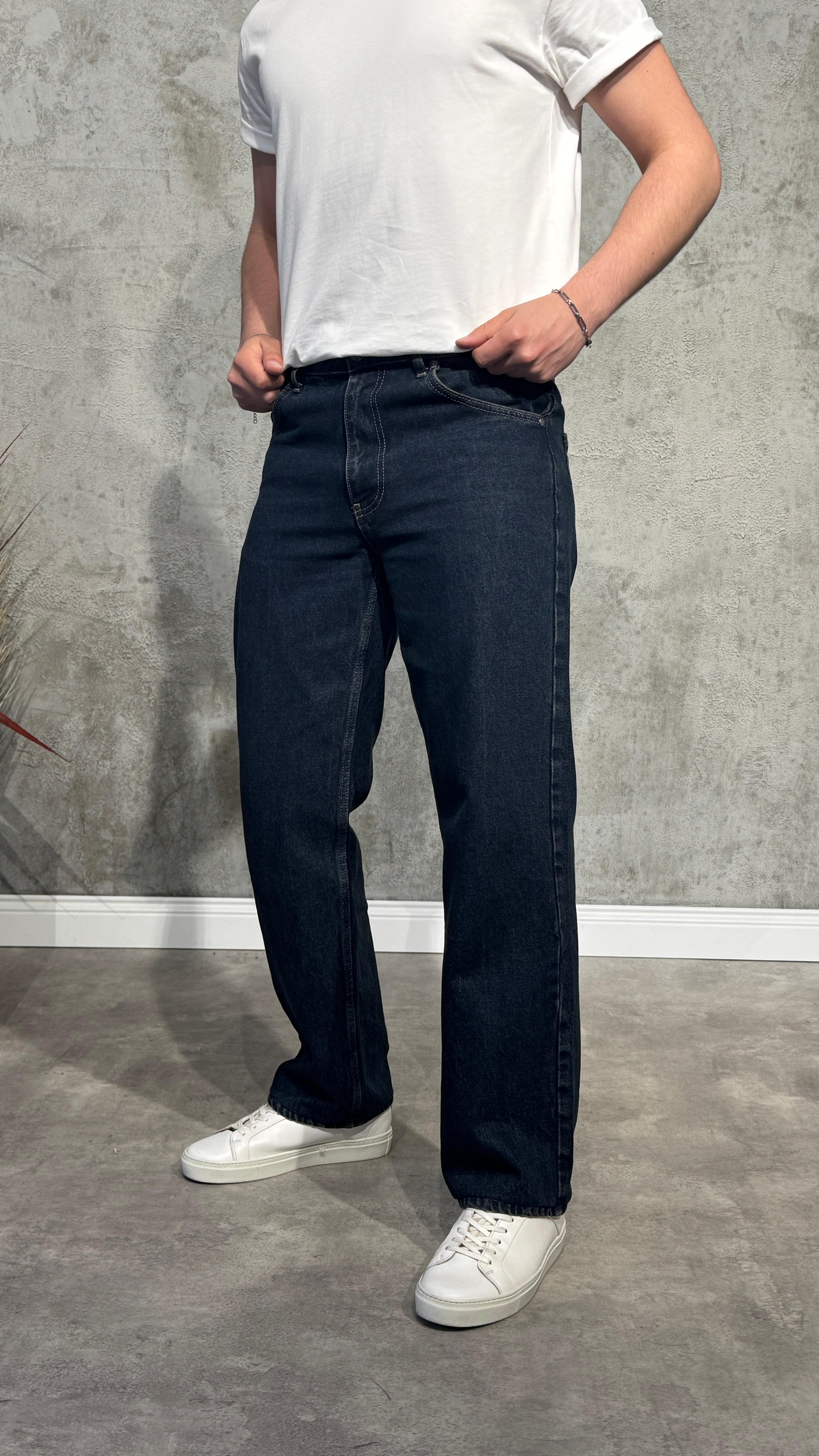 Baggy Fit Kot Pantolon
