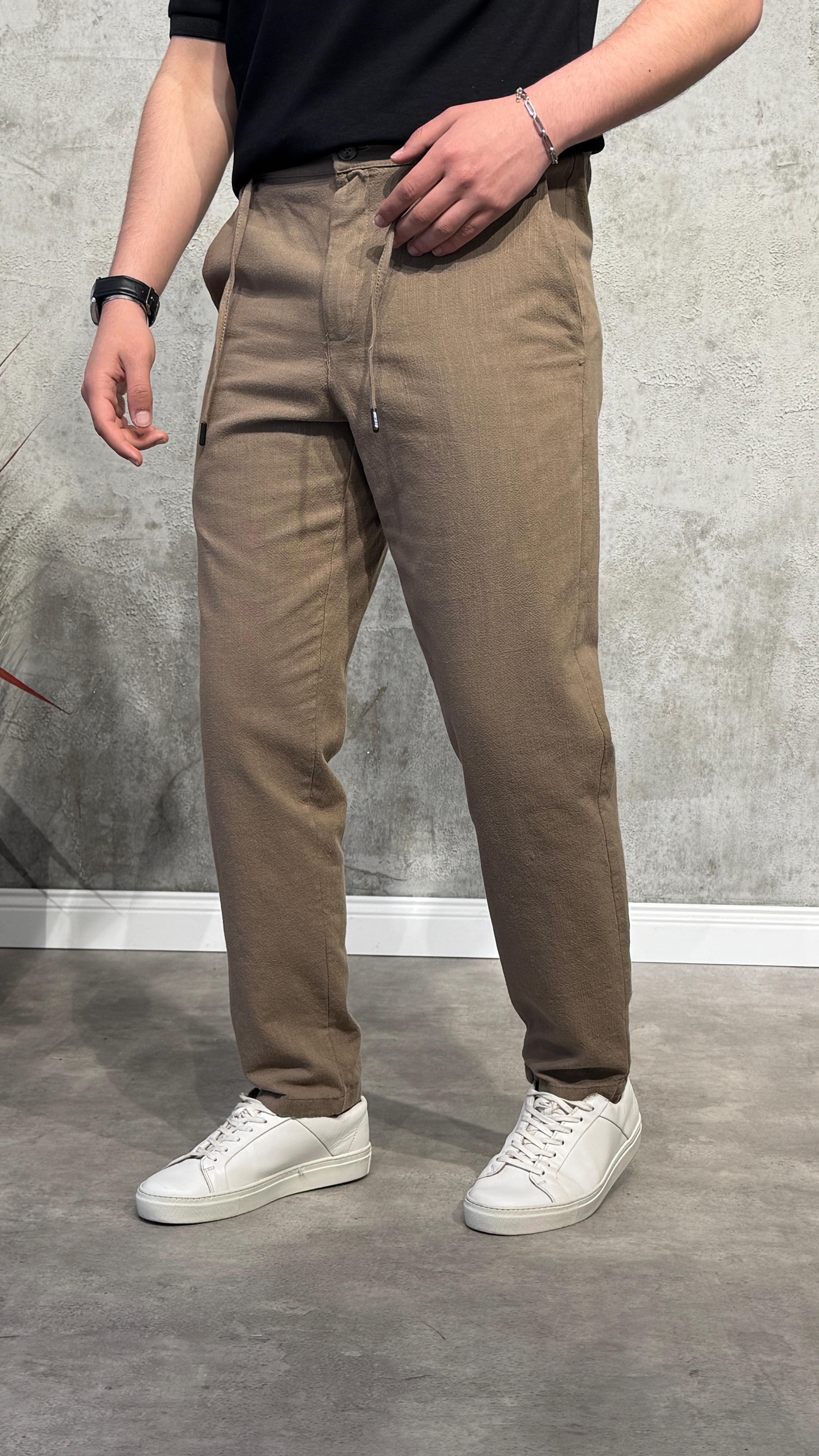 Keten Slim Pantolon