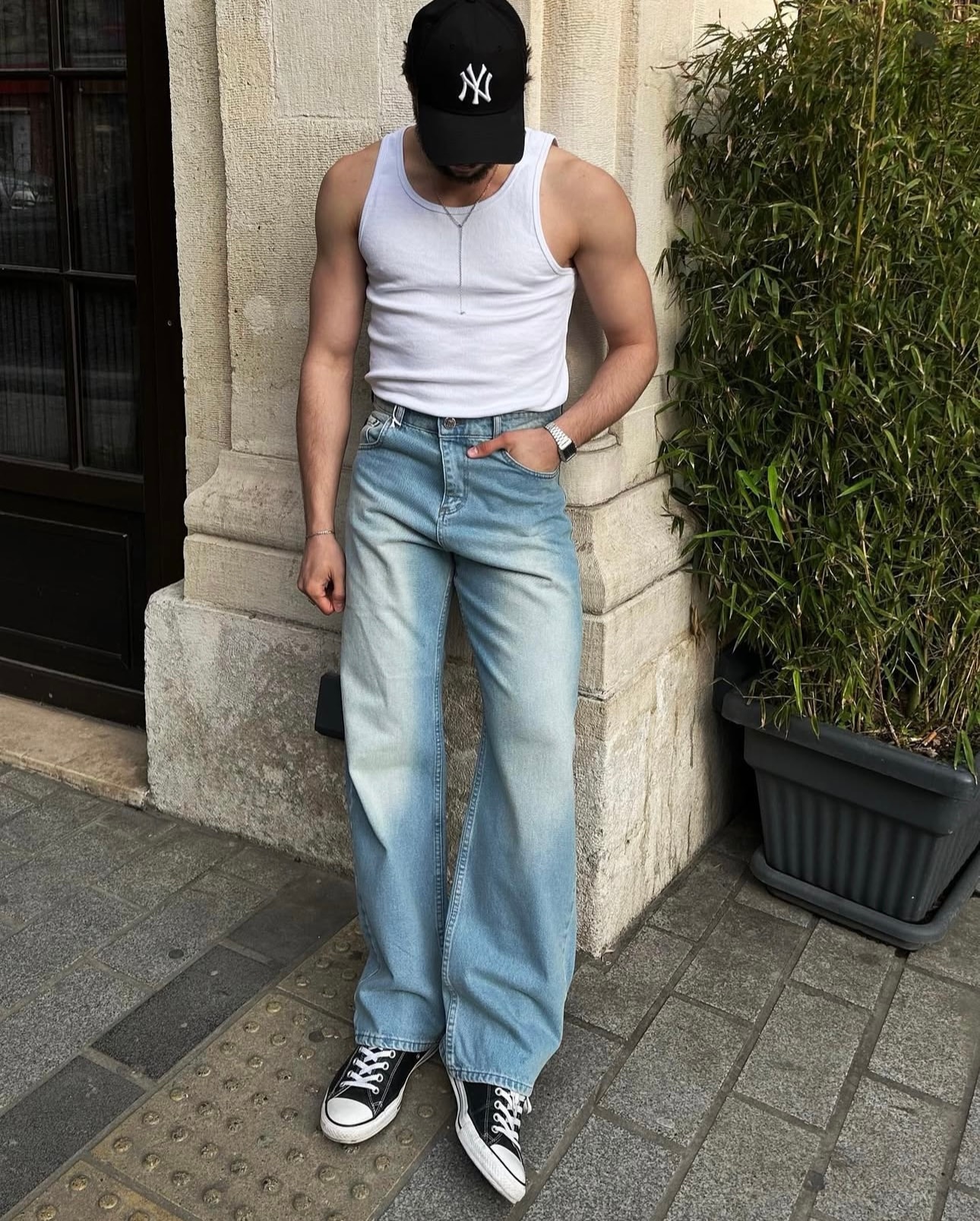 Erkek Baggy Kot Pantolon