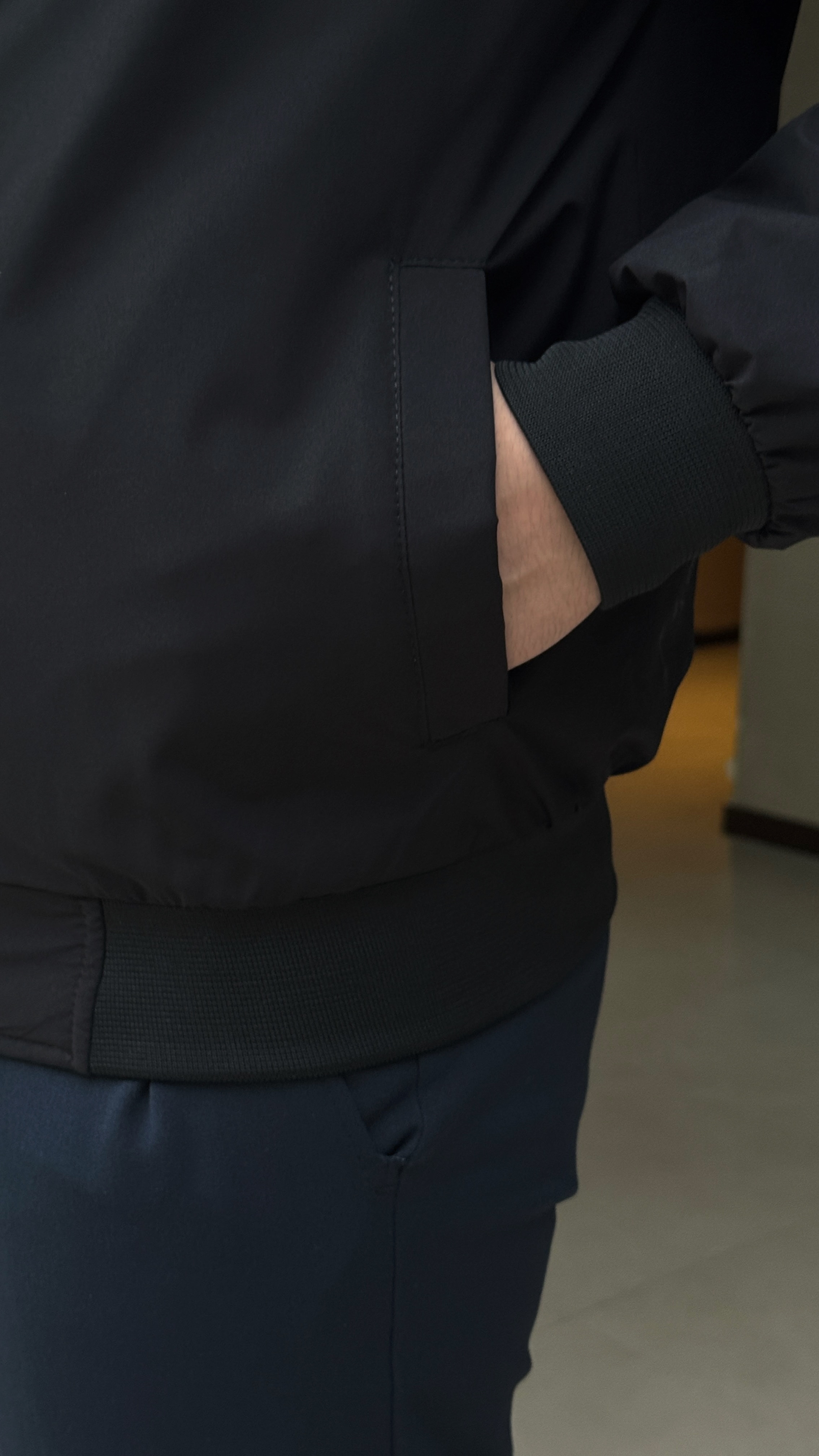 Erkek Mevsimlik Kapitoneli Bomber Mont