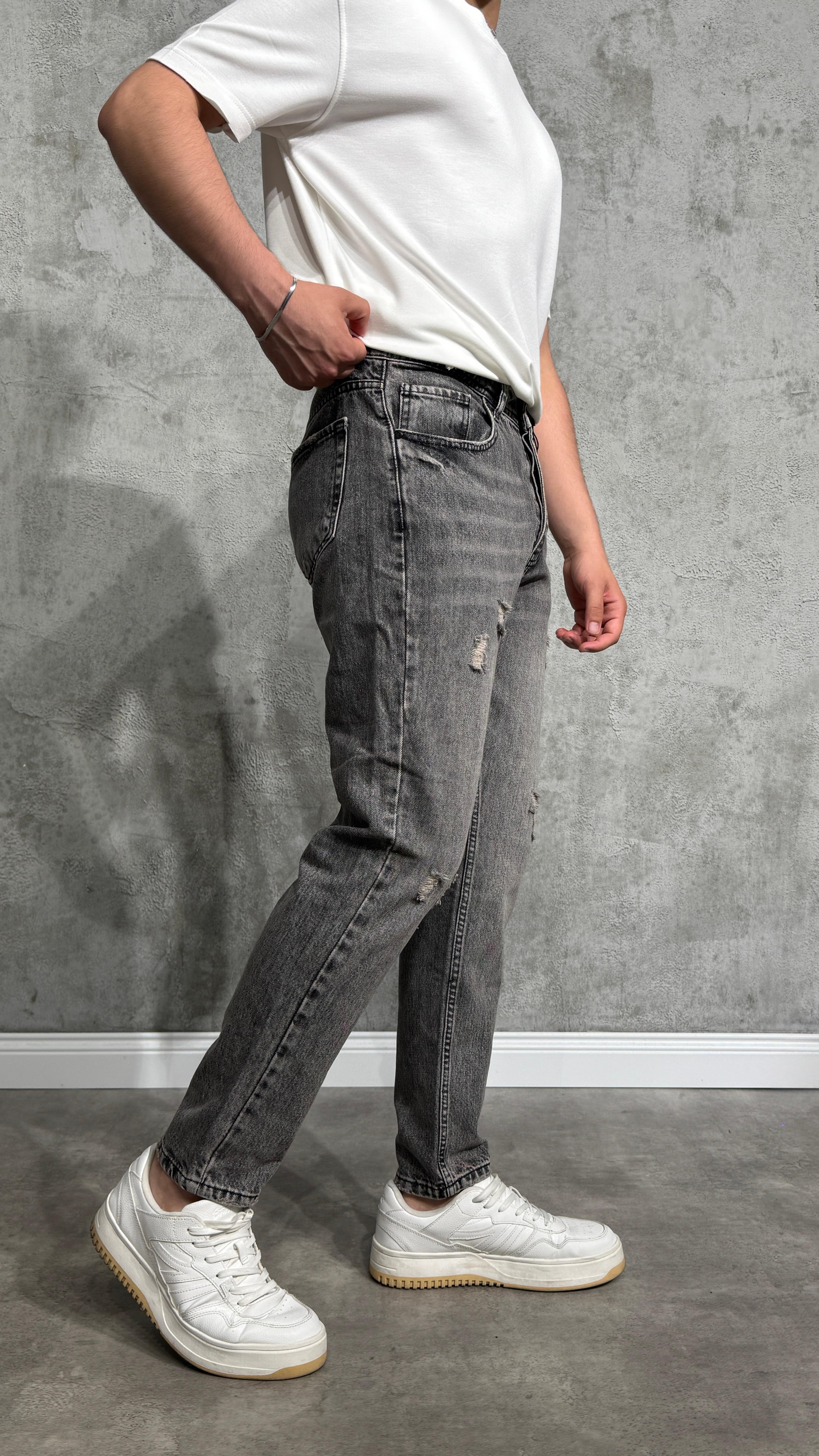 Boyfriend Slim Kot Pantolon