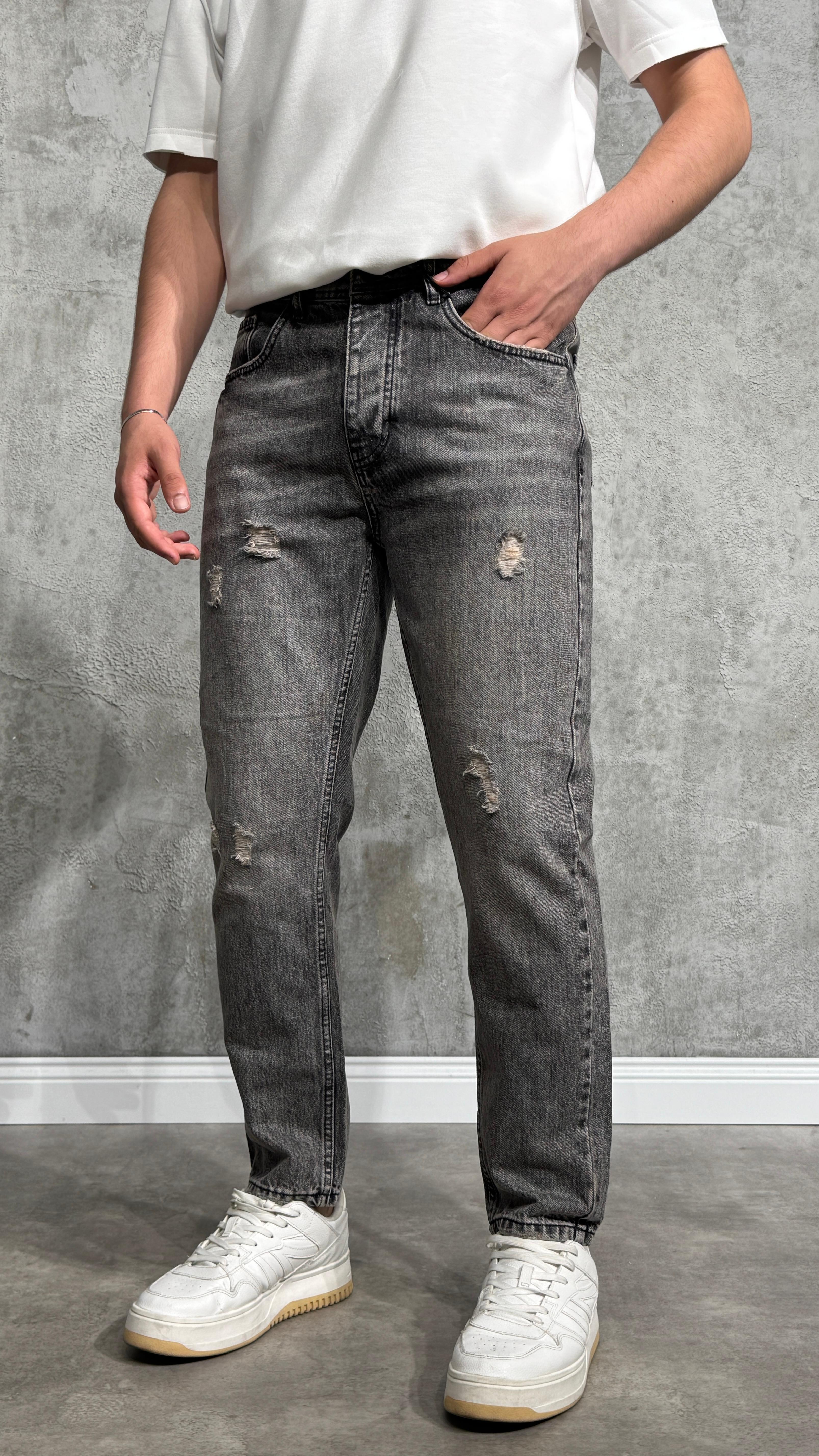 Boyfriend Slim Kot Pantolon