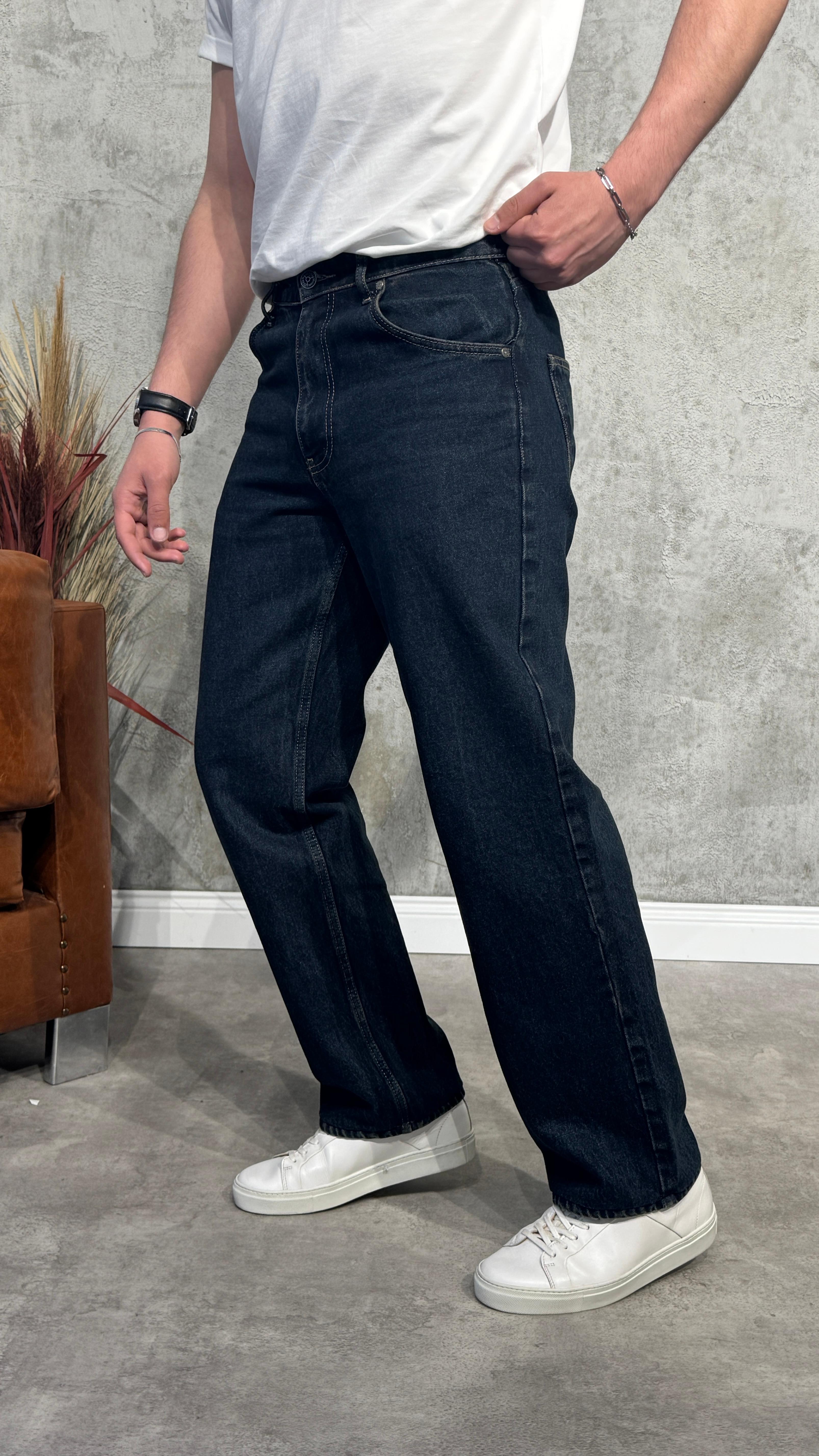 Baggy Fit Kot Pantolon