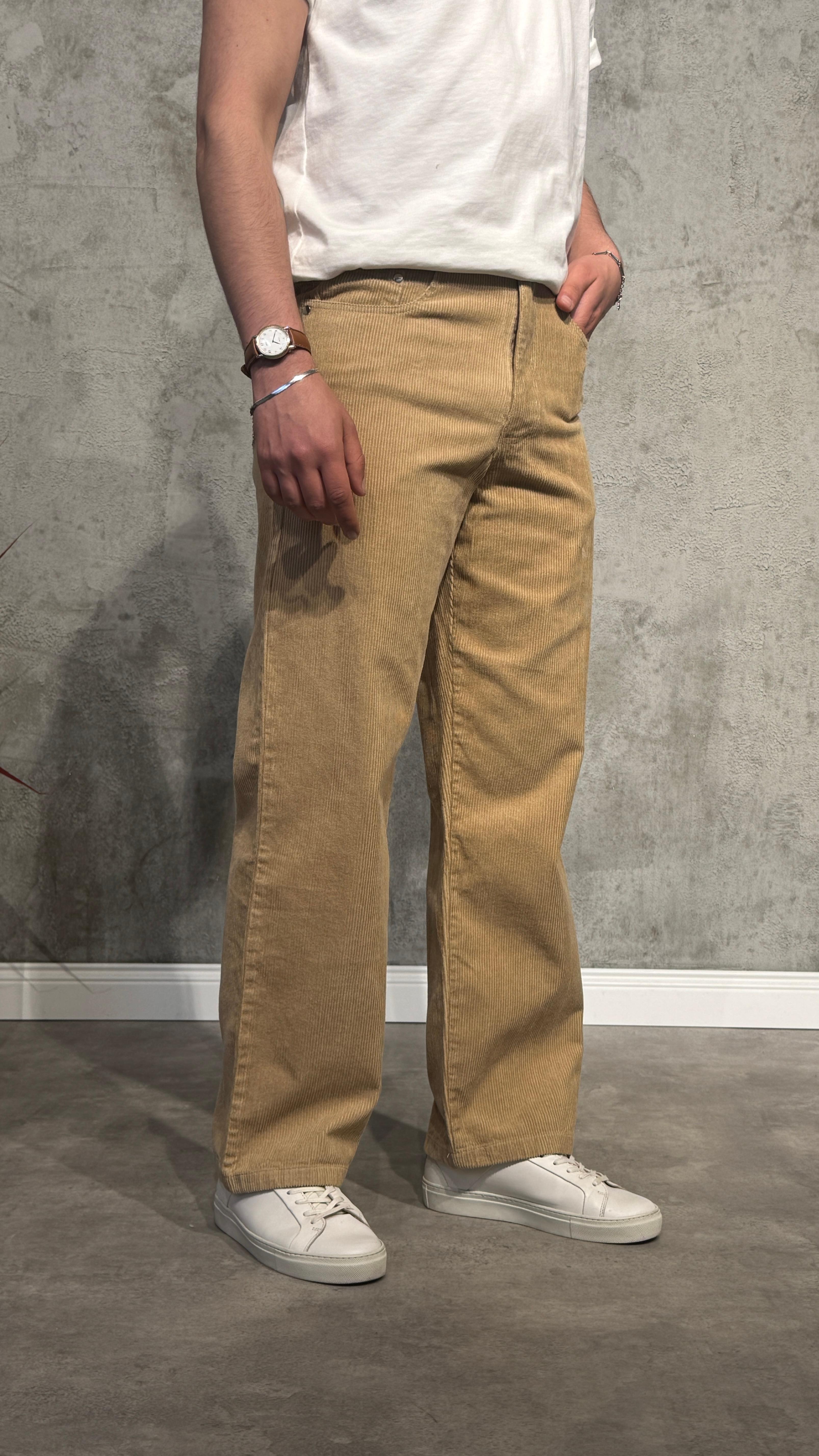 Premium Baggy Kadife Pantolon