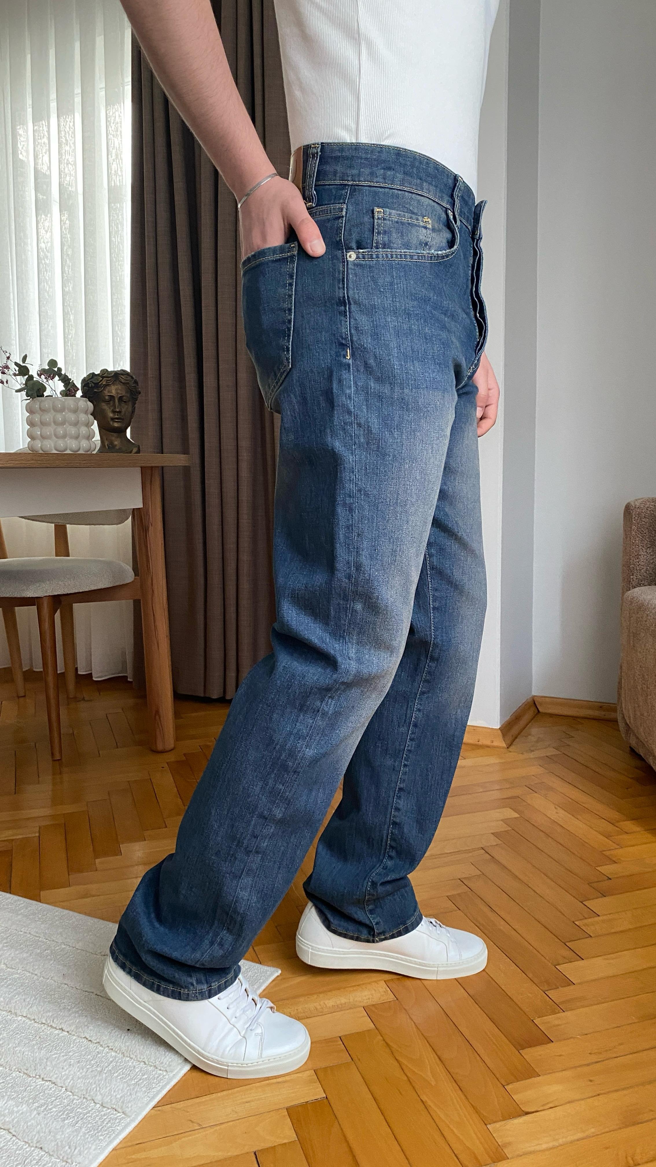 Straight Fit Kot Pantolon
