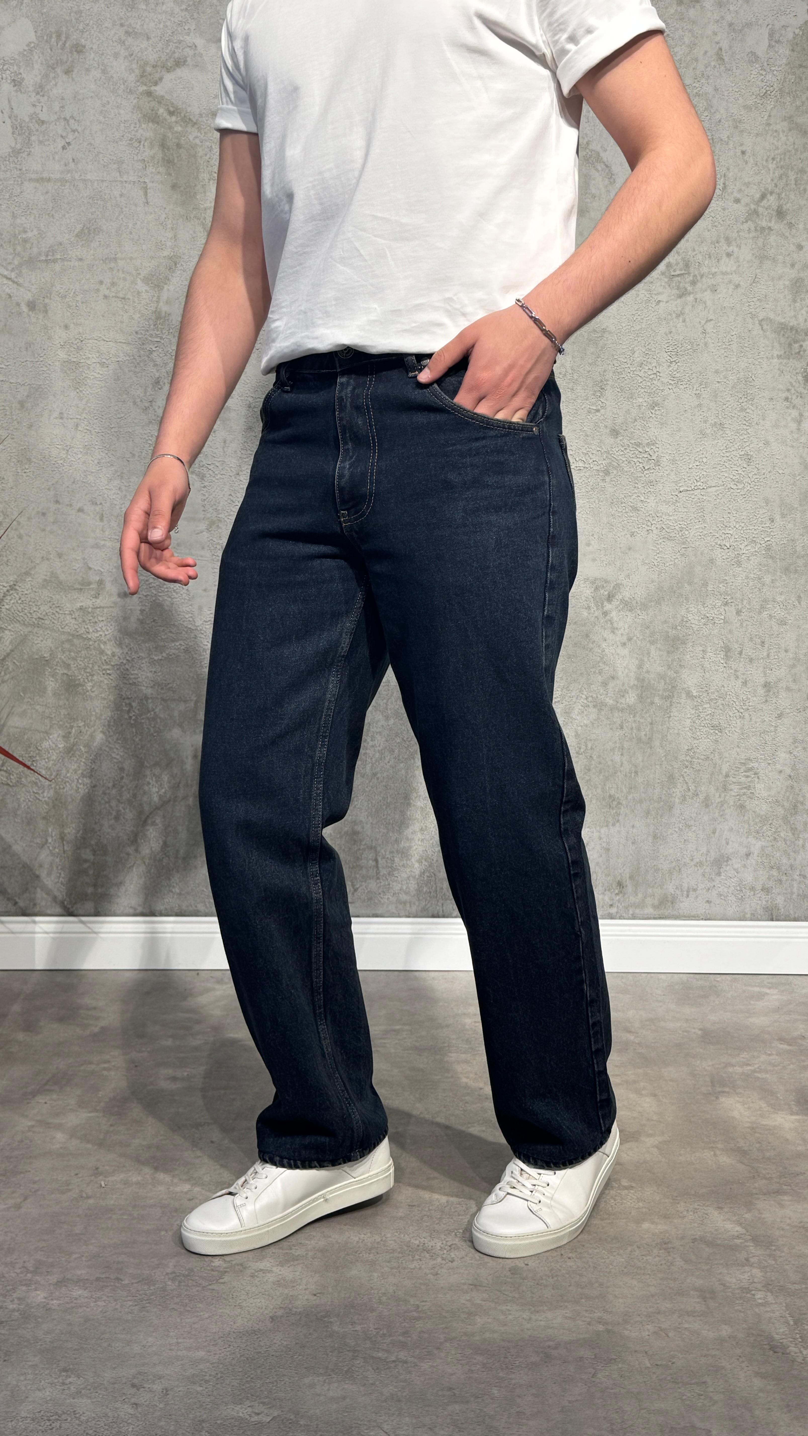 Baggy Fit Kot Pantolon