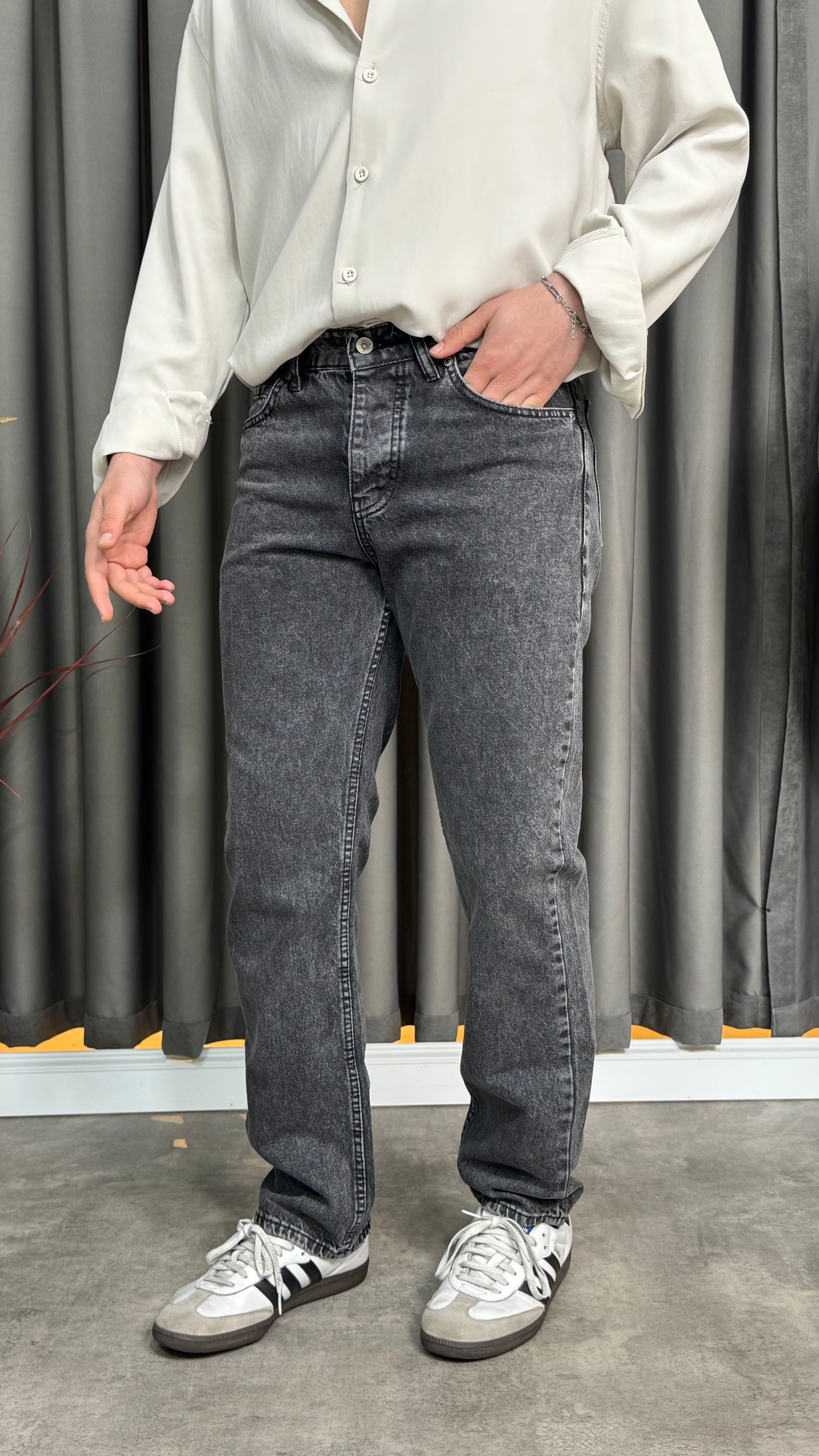 Regular Fit Antrasit Jean