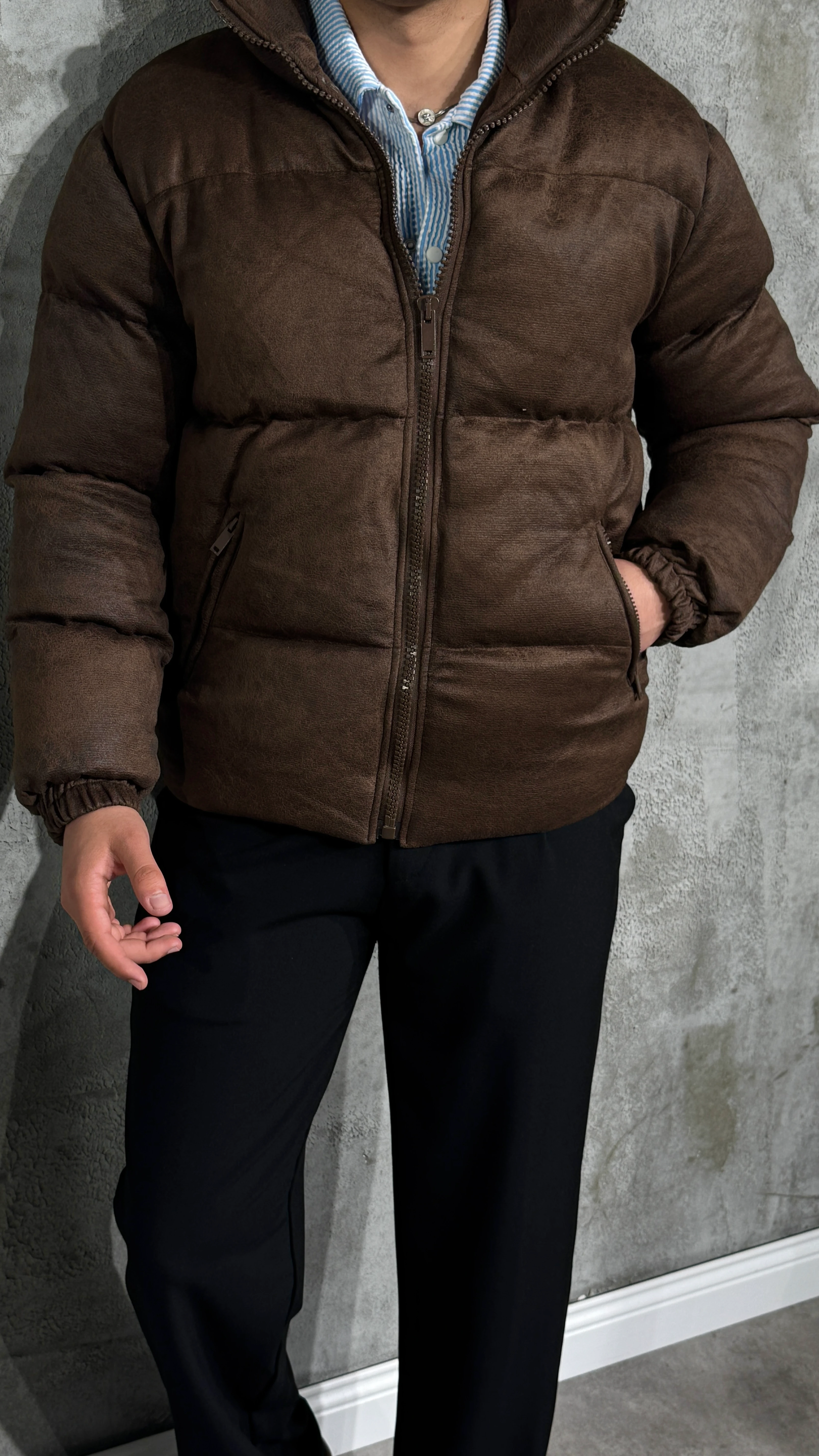 Premium Şişme Dolum Erkek Mont