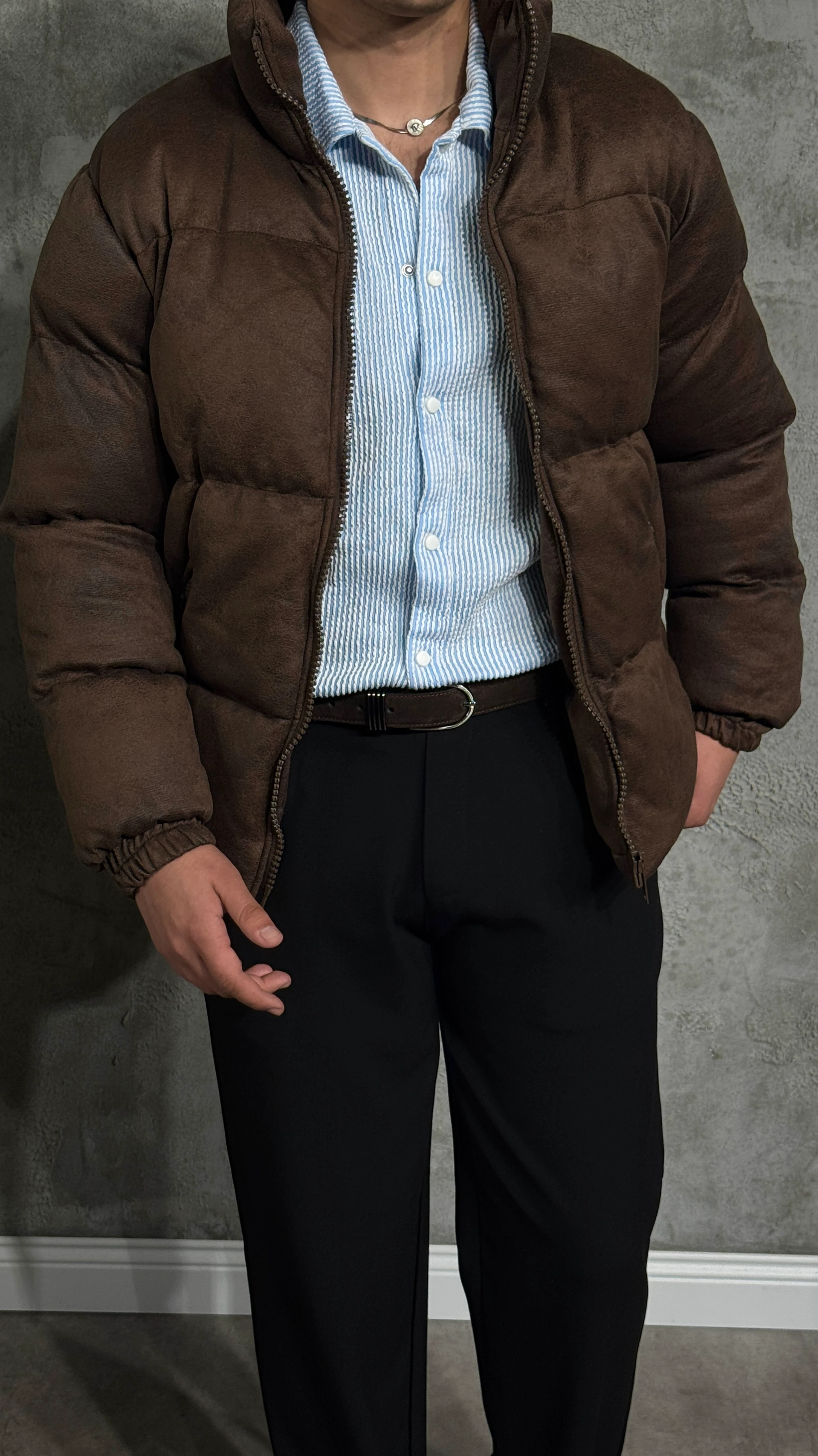 Premium Şişme Dolum Erkek Mont