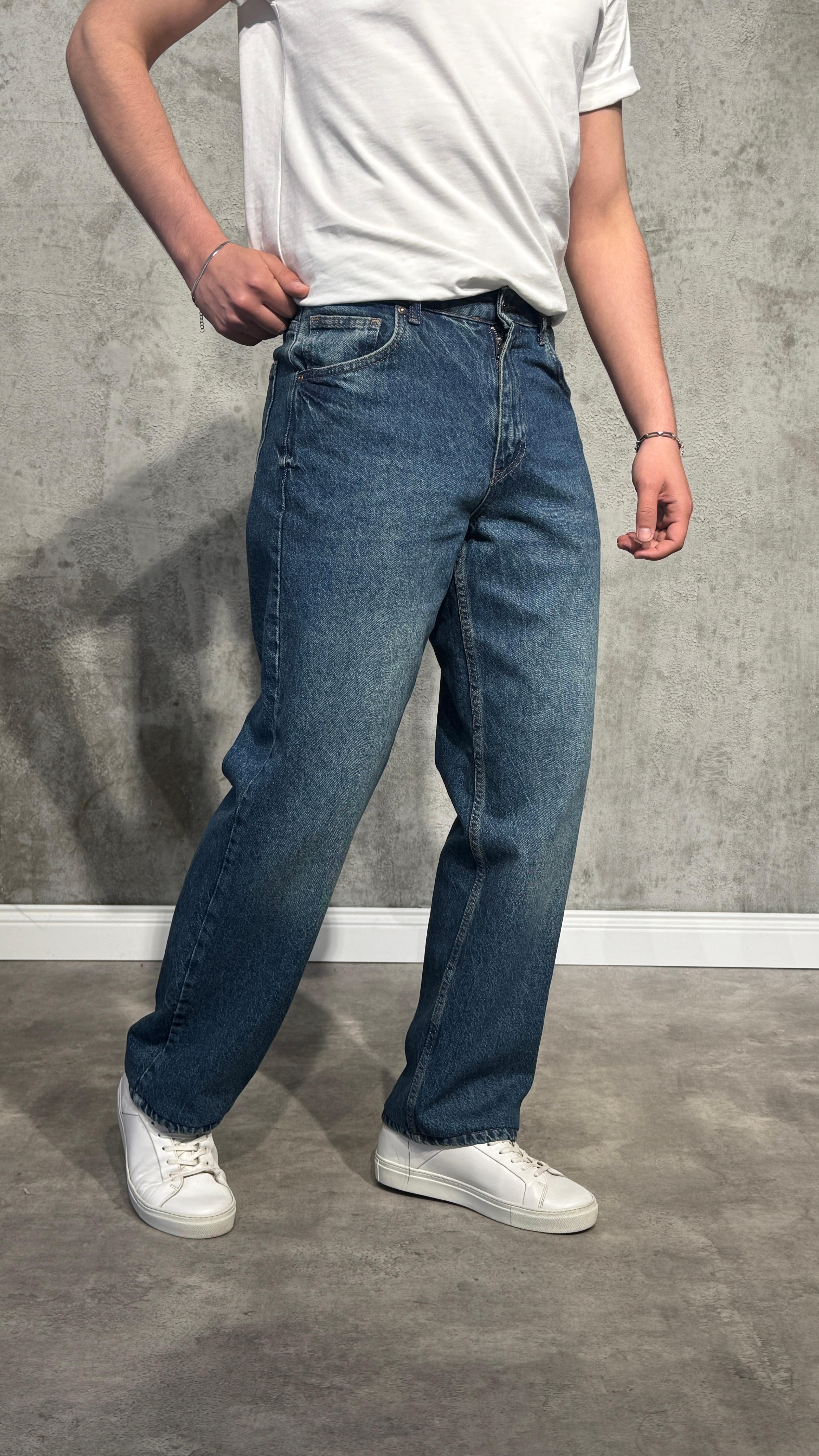 Baggy Fit Kot Pantolon