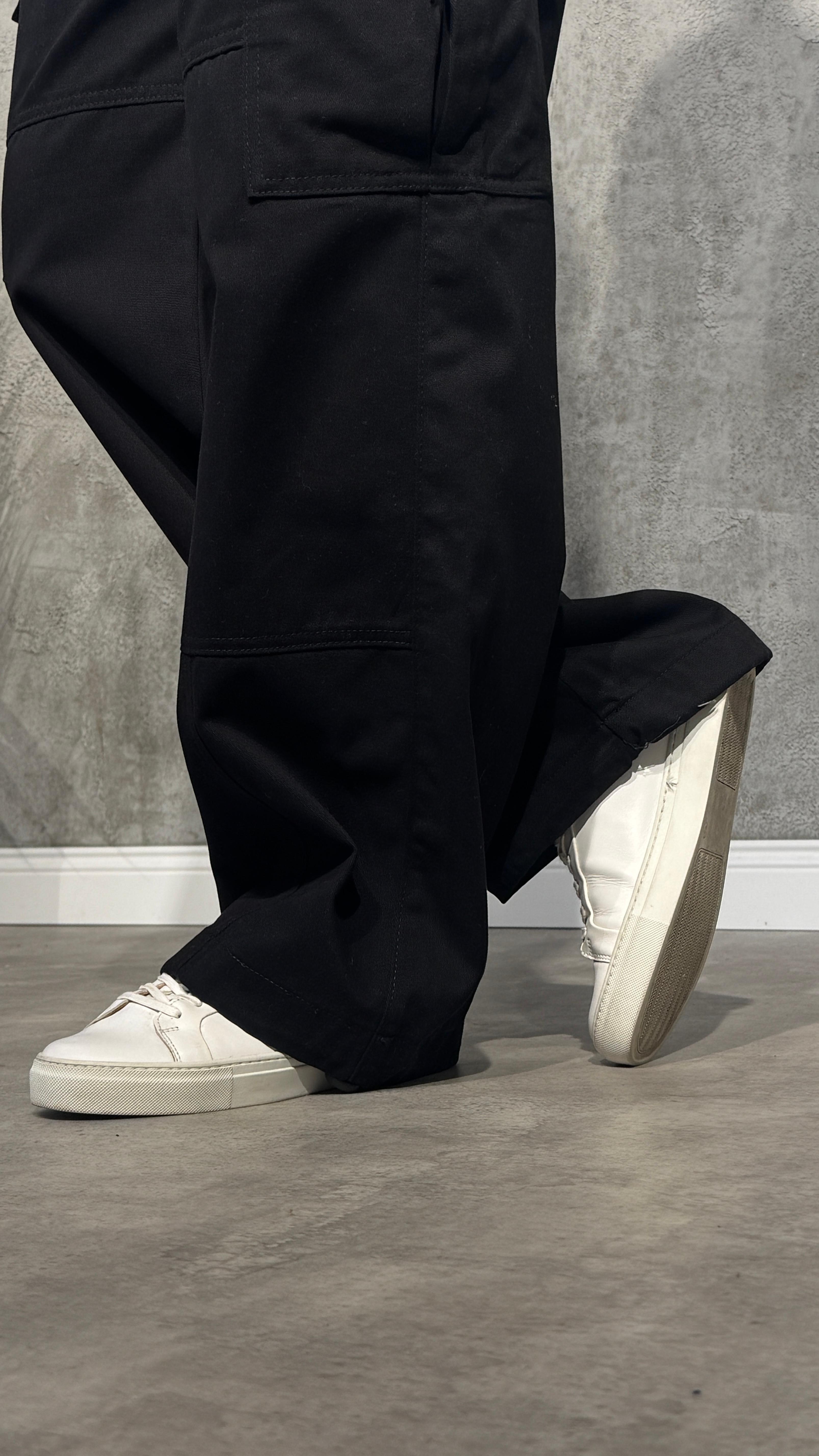 Premium Baggy Kargo Cepli Kot Pantolon