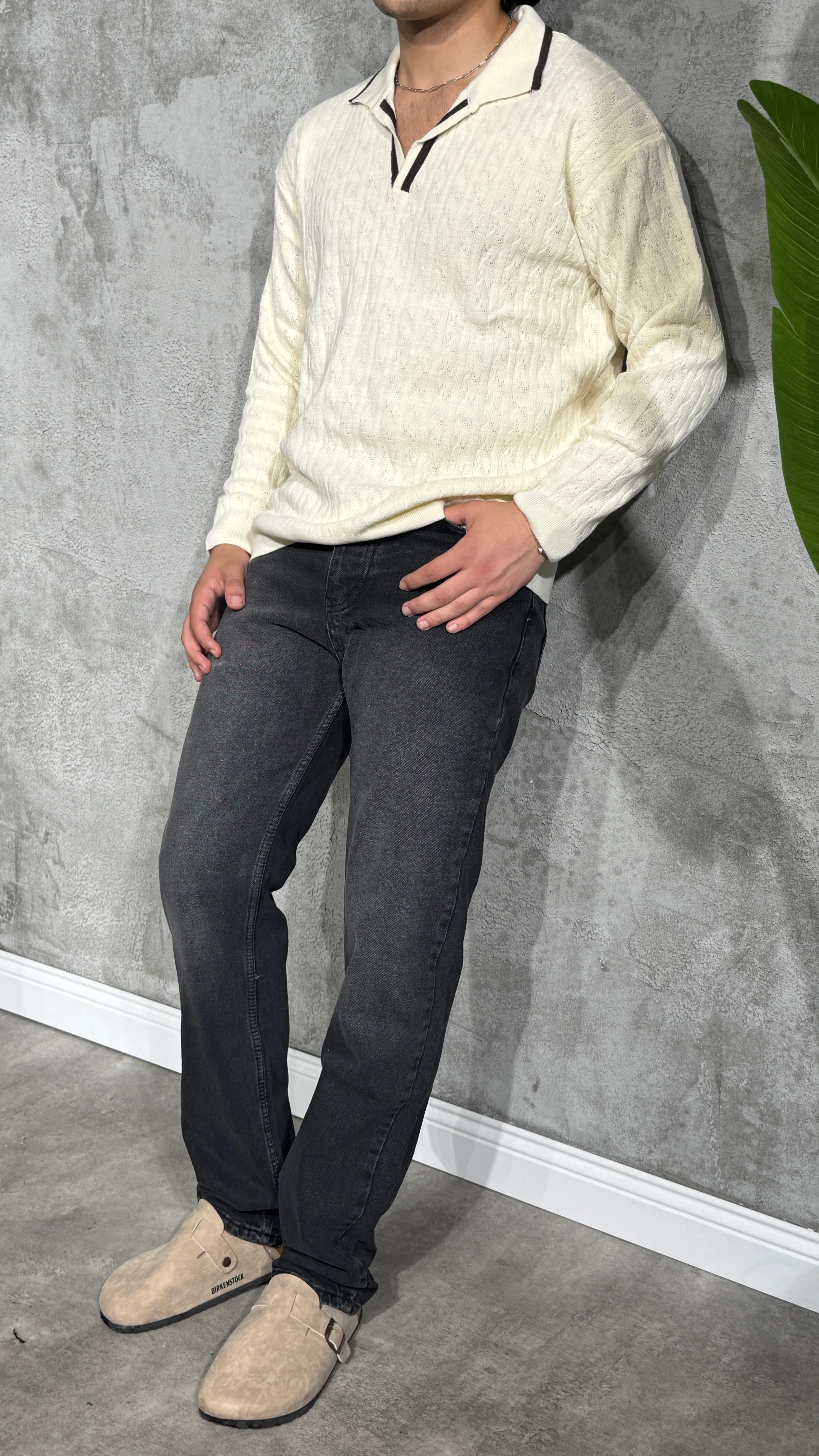 Erkek Mevsimlik Polo Yaka Triko