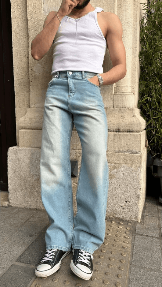  Baggy Jeans - Mavi