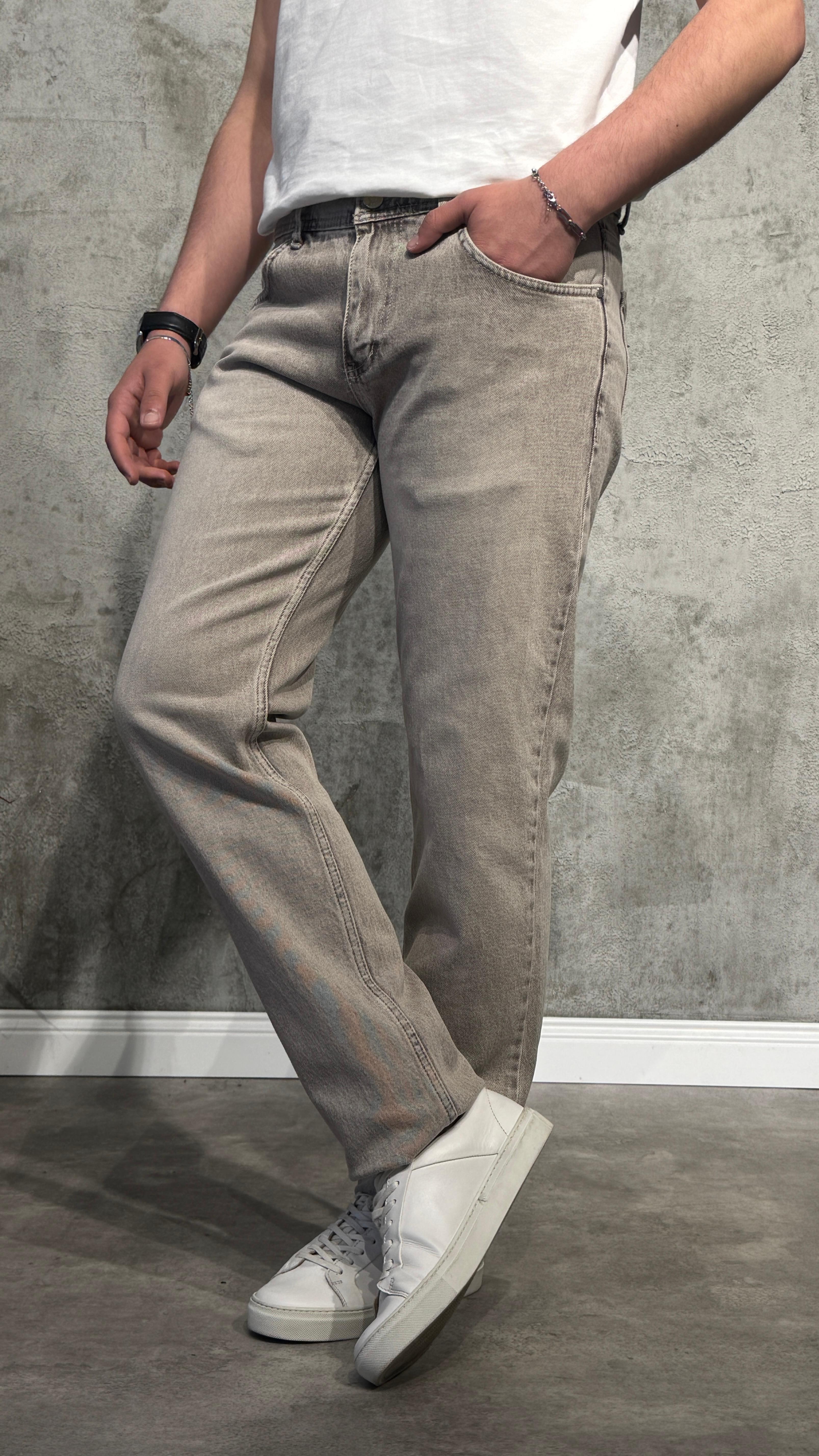Straight Fit Kot Pantolon