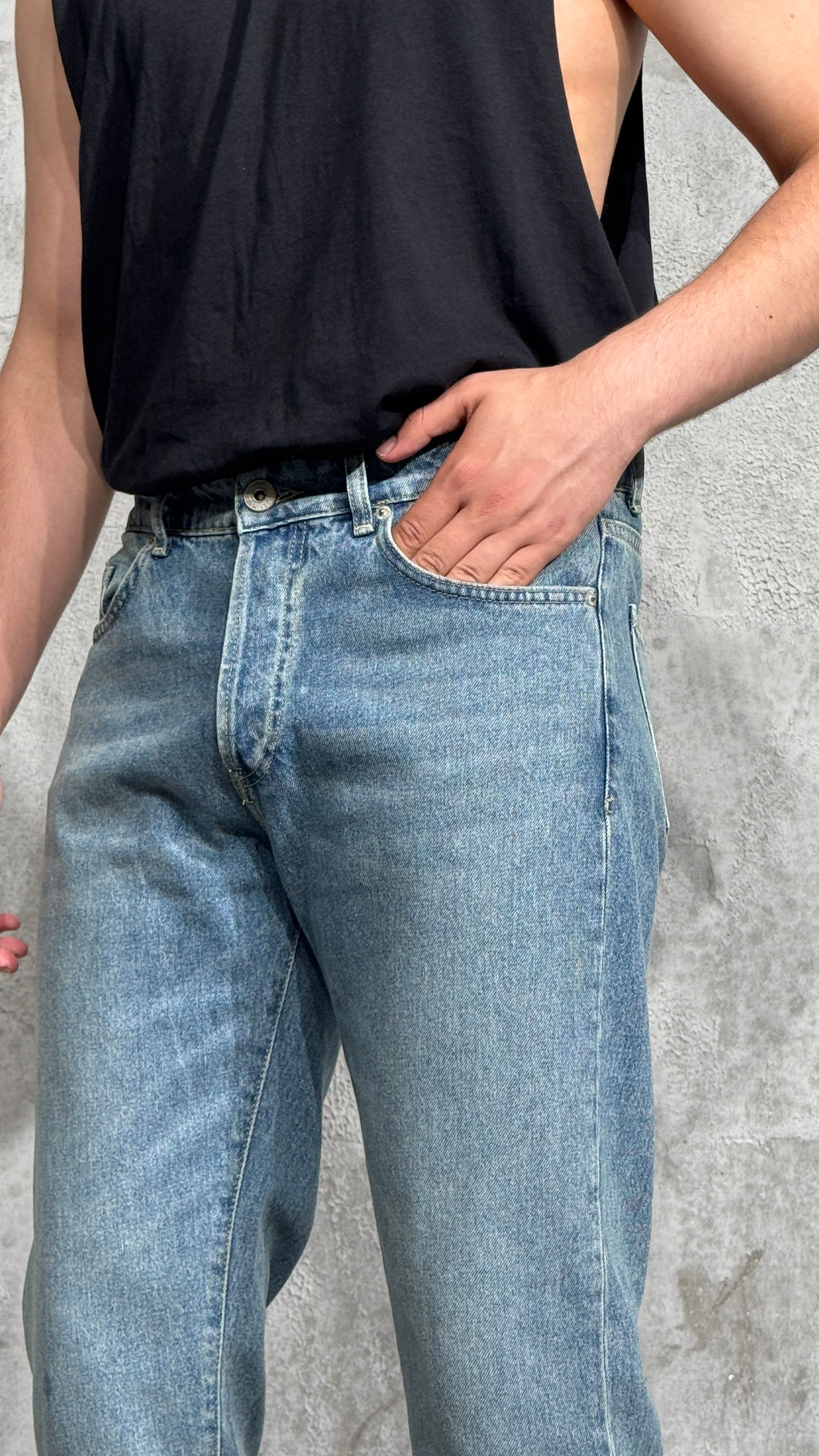 Boyfriend Slim Mavi Kot Pantolon