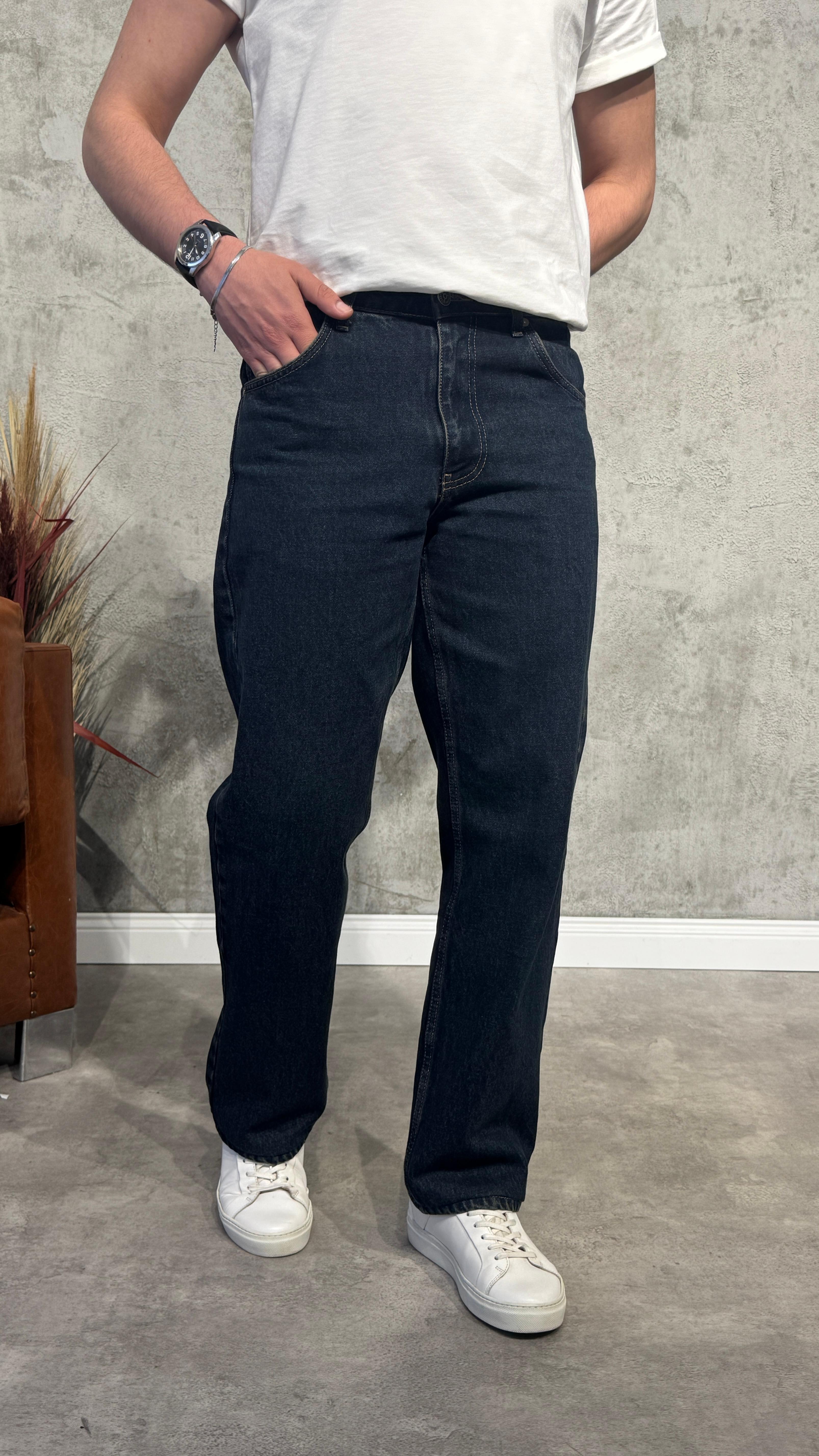 Baggy Fit Kot Pantolon