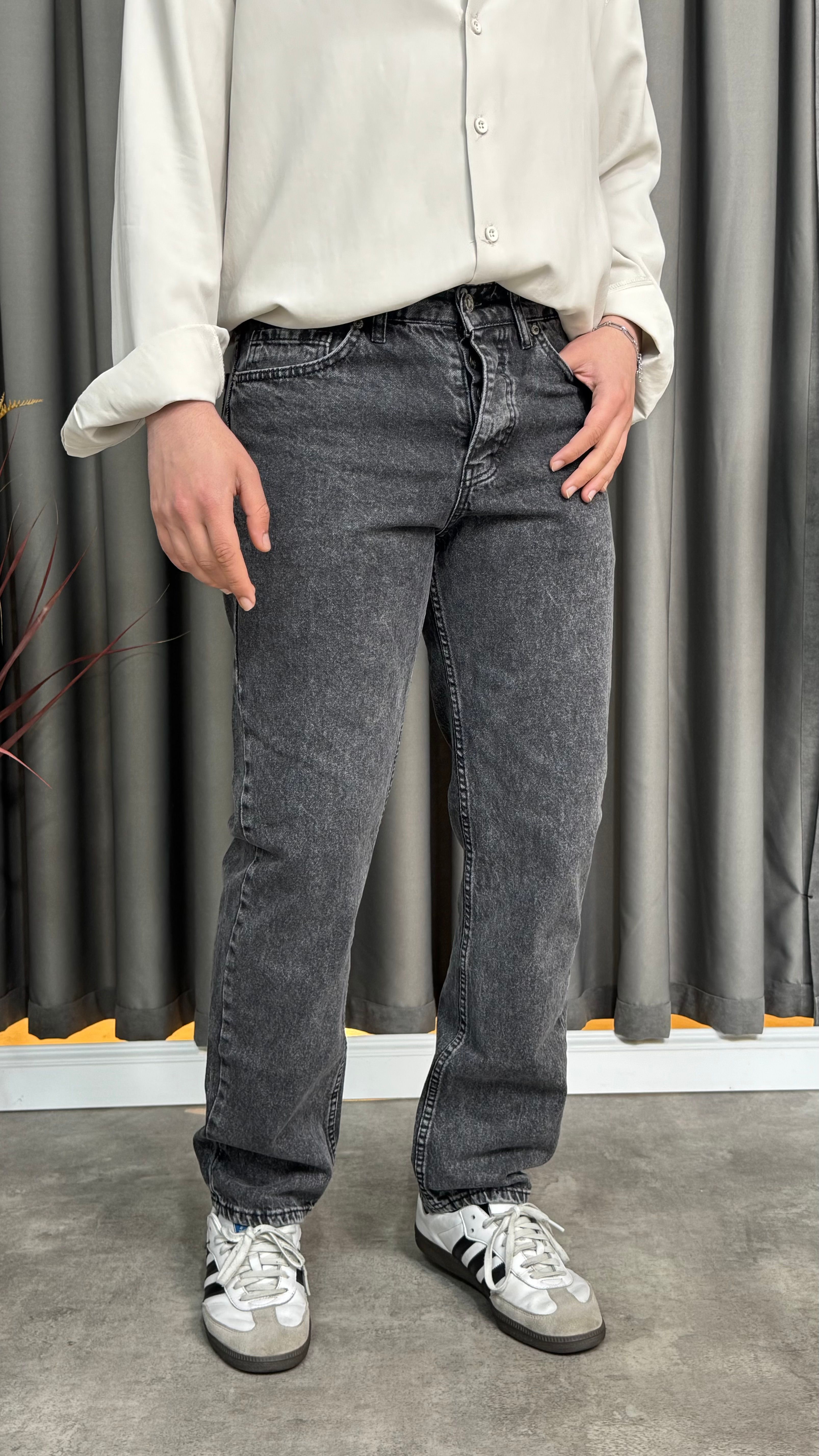 Regular Fit Antrasit Jean