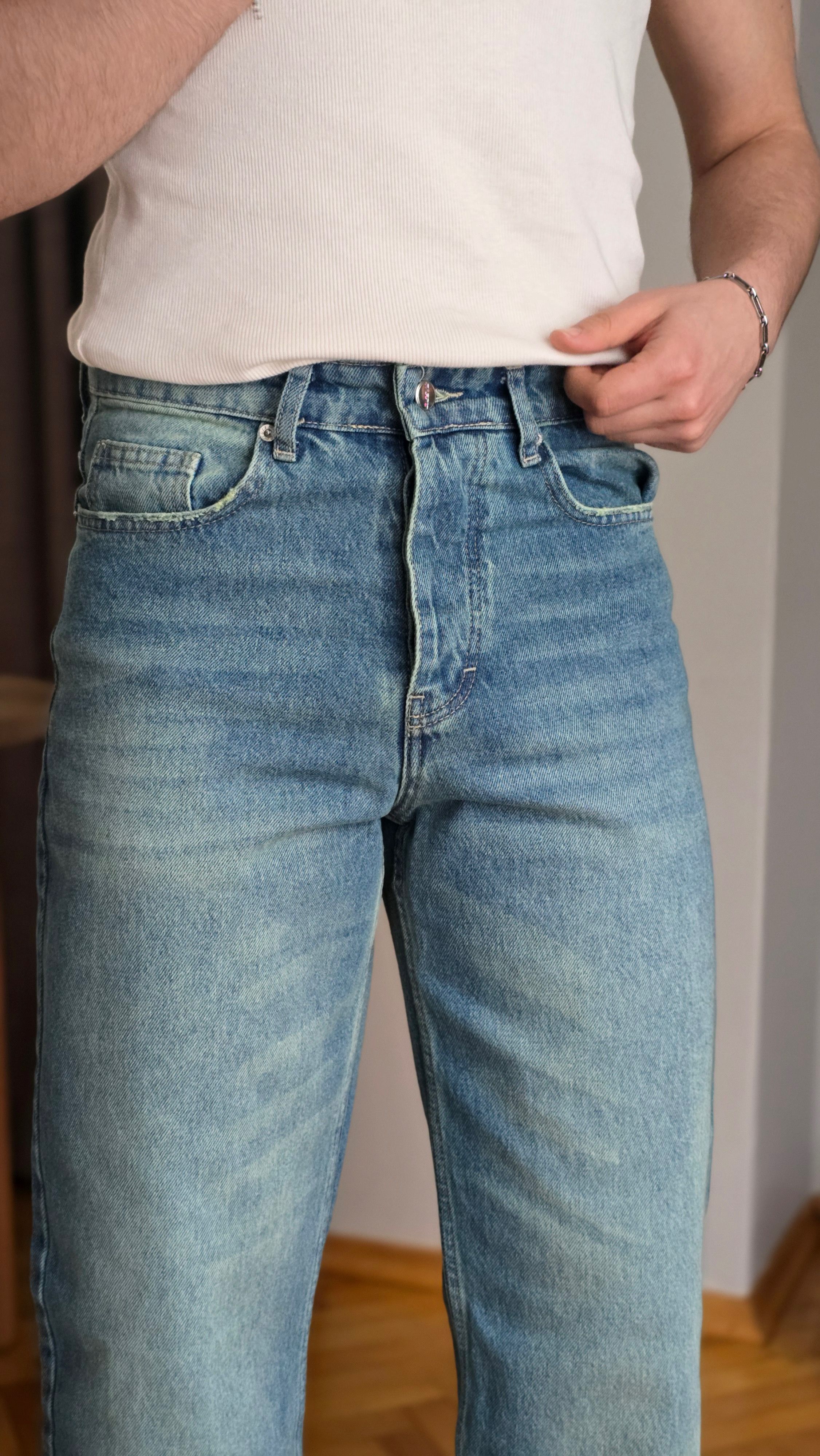 Yüksek Bel Baggy Fit Jean