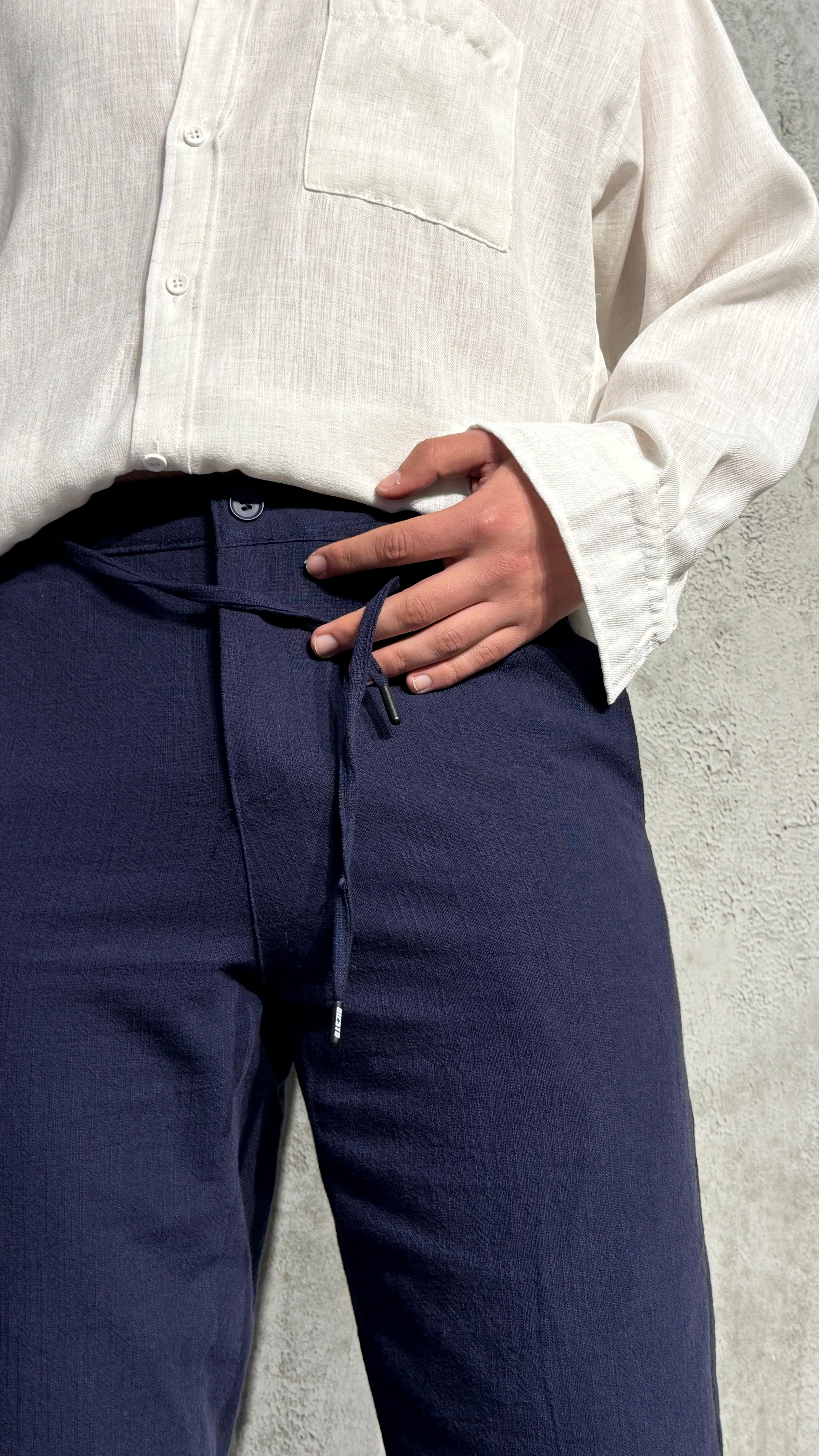Keten Slim Pantolon