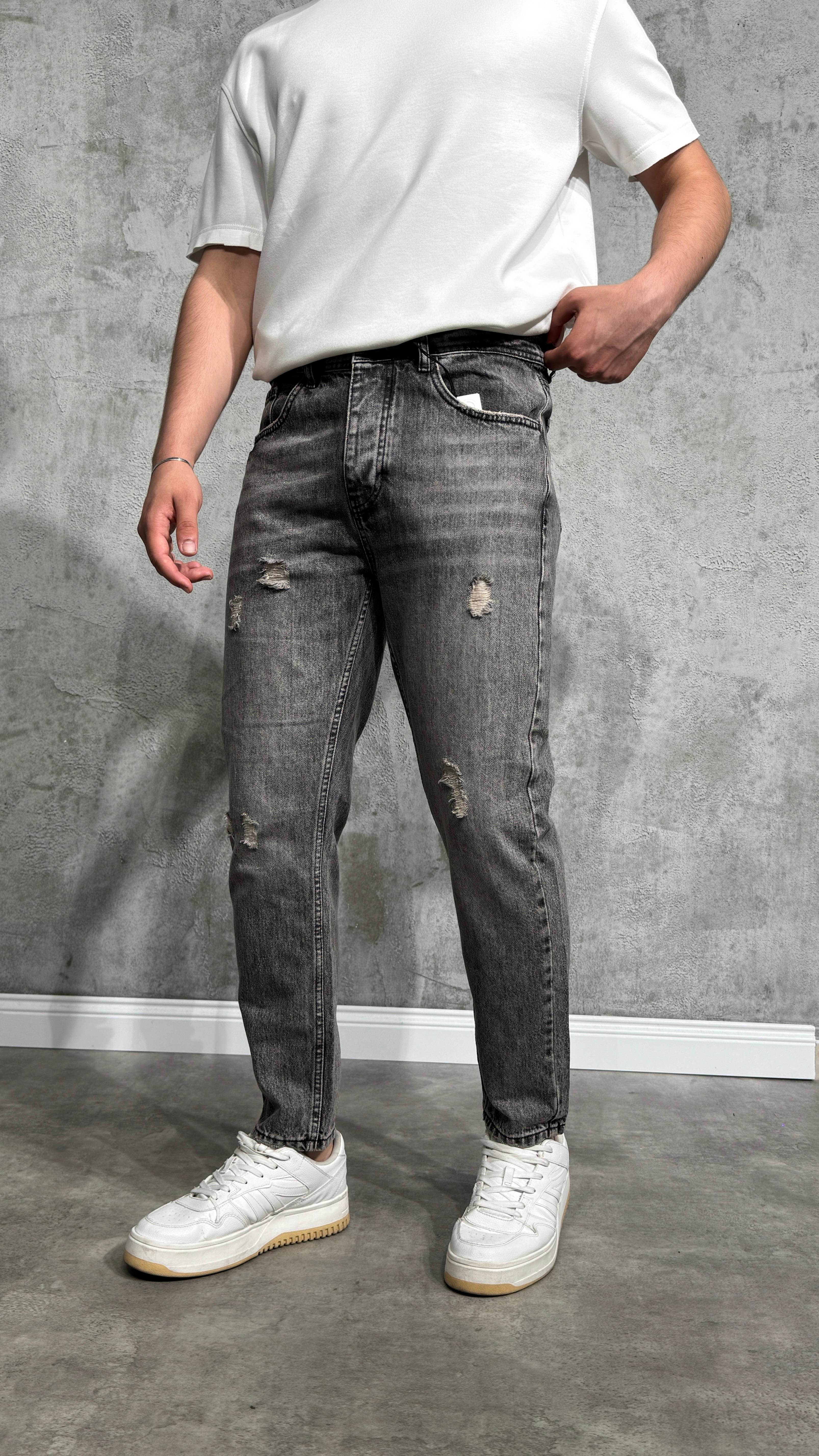 Boyfriend Slim Kot Pantolon