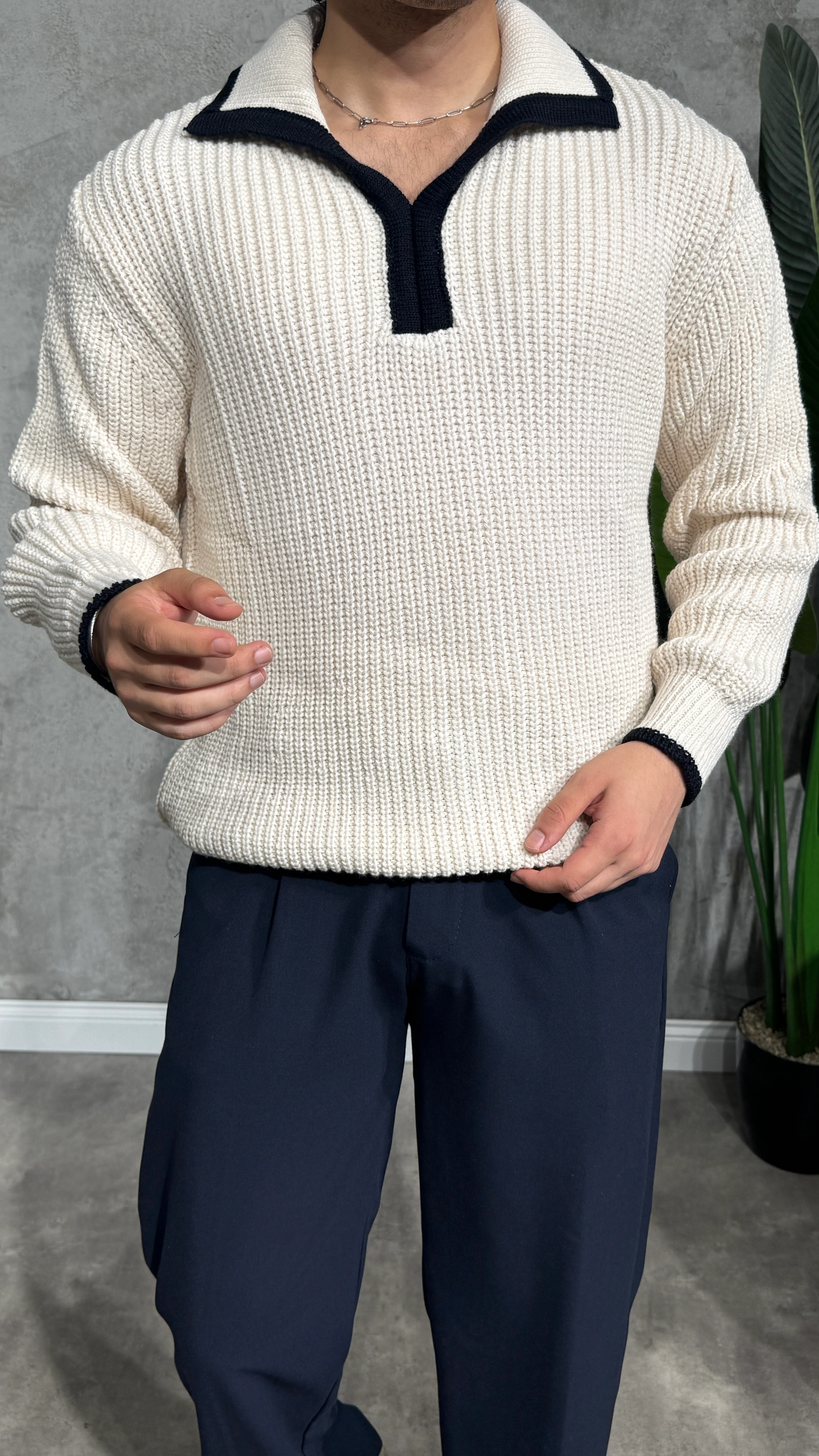 Erkek Regular Premium Örgü Kazak