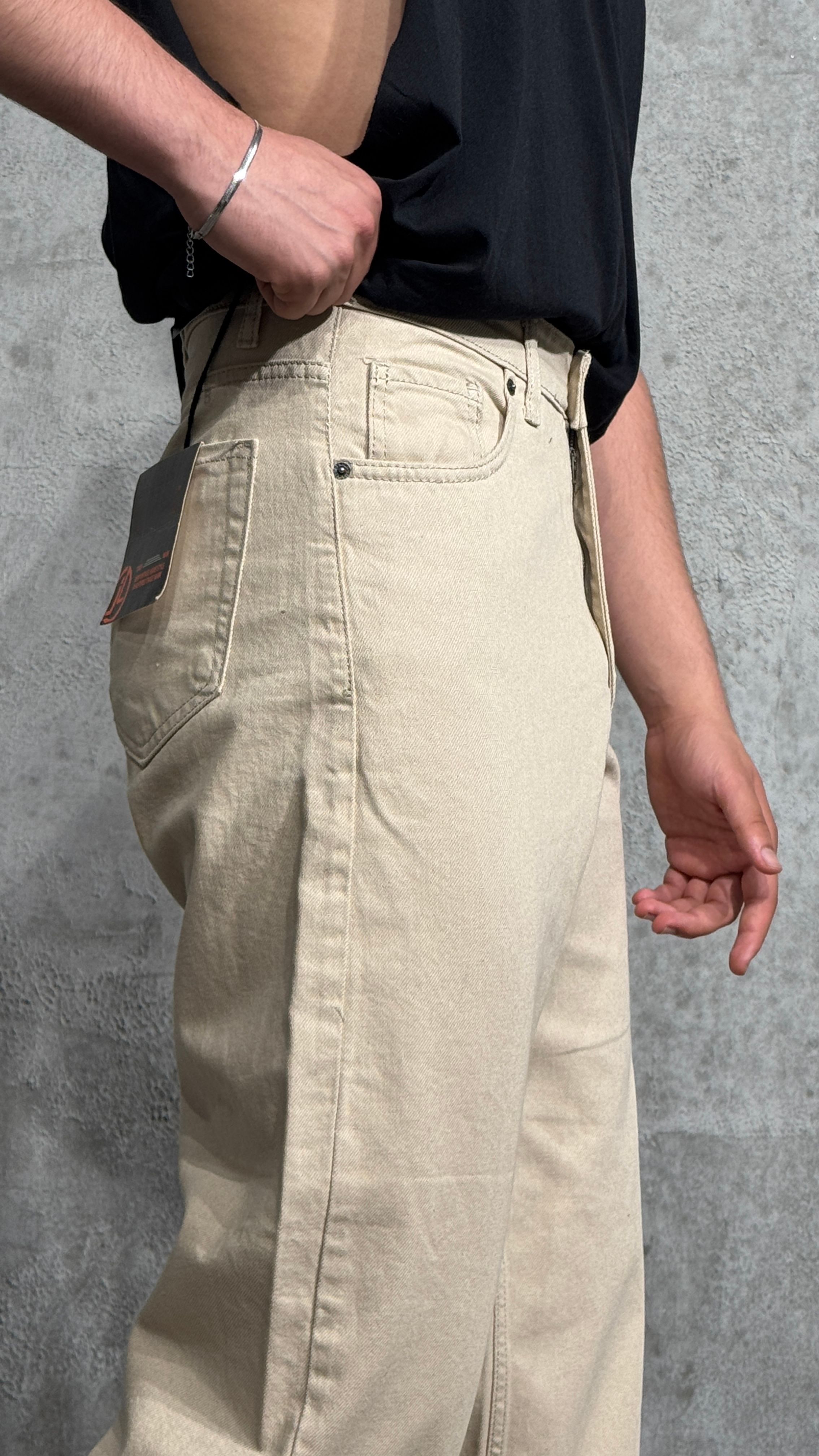 Yüksek Bel Baggy Jean