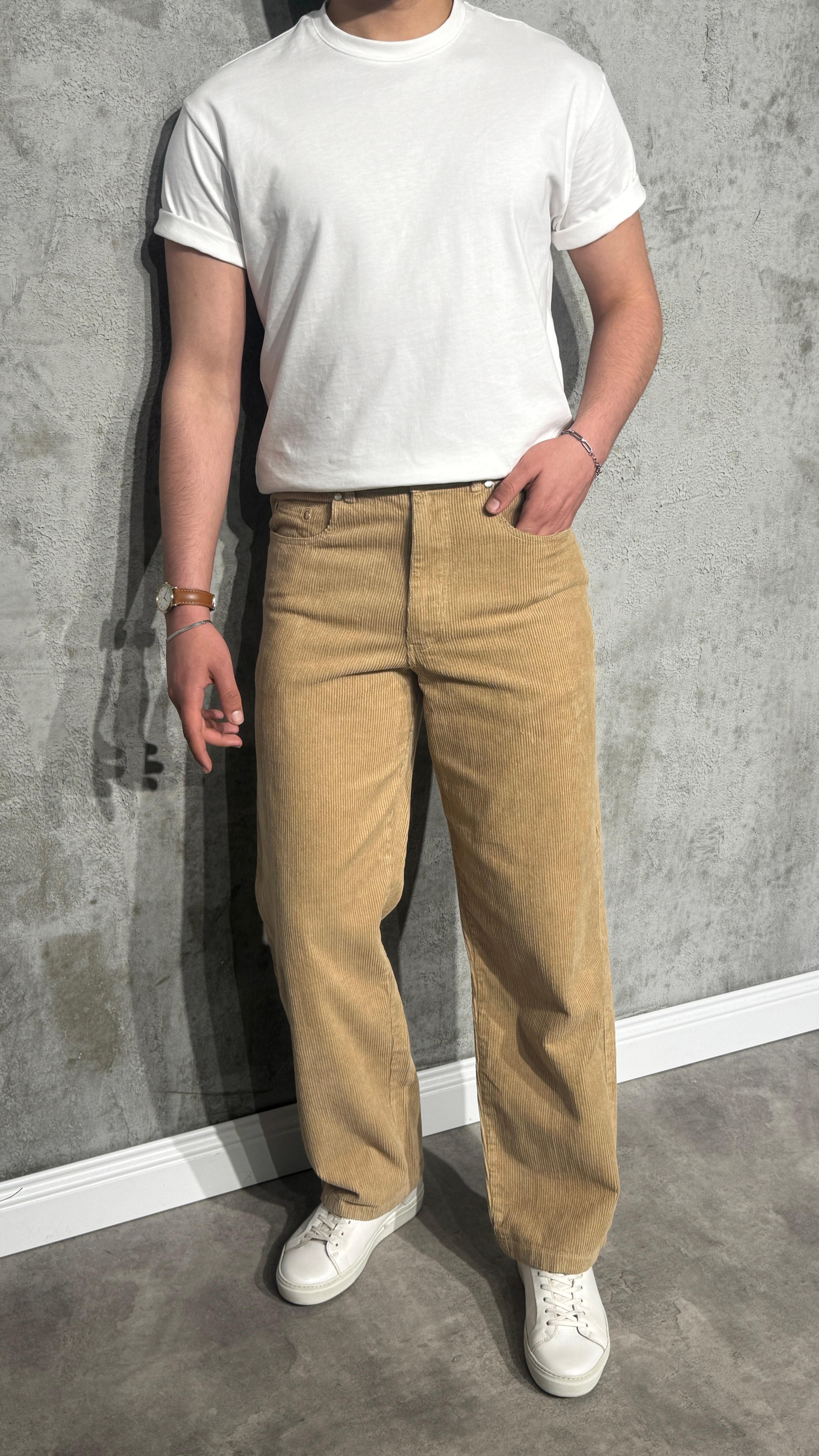 Premium Baggy Kadife Pantolon