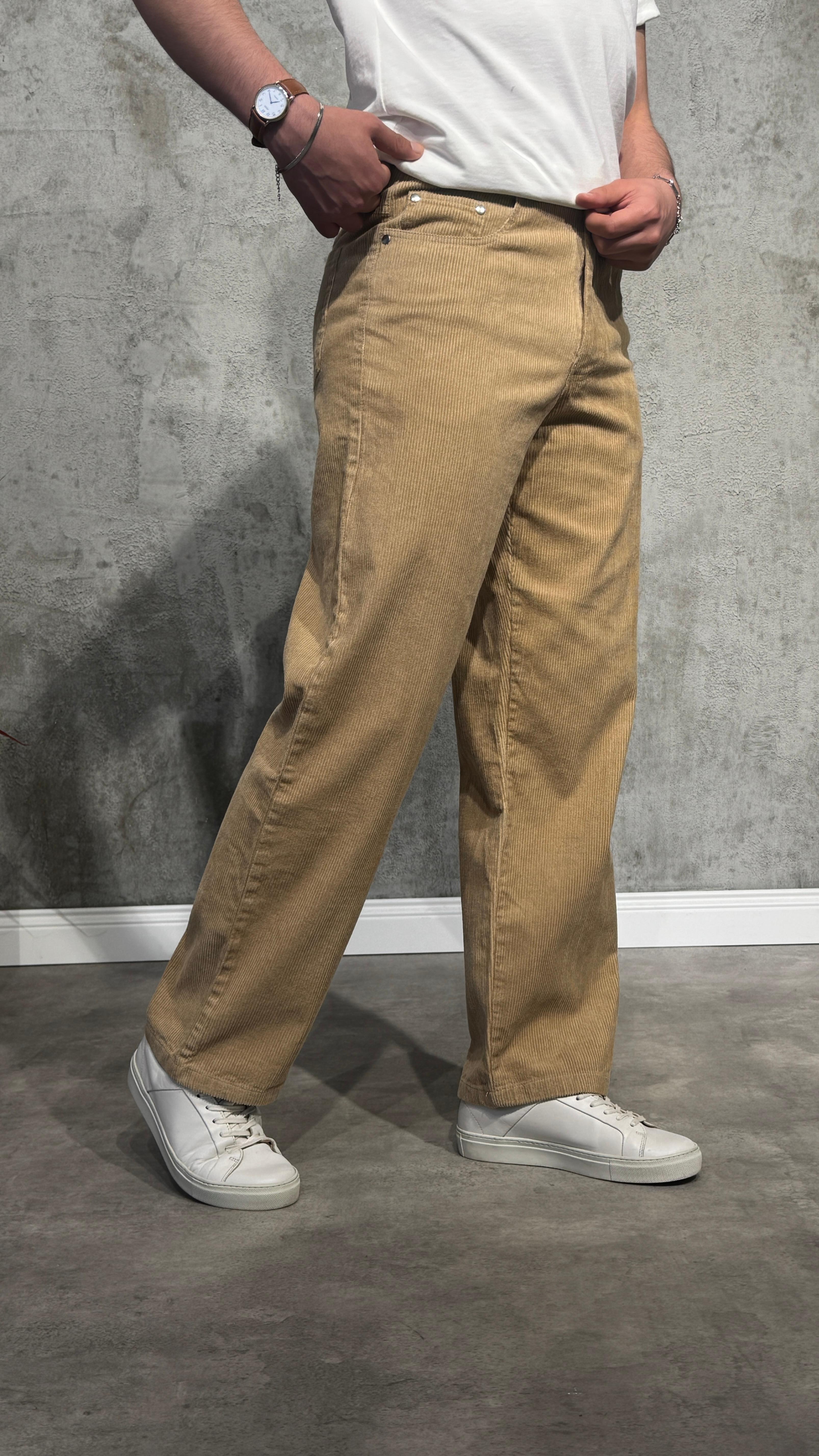 Premium Baggy Kadife Pantolon