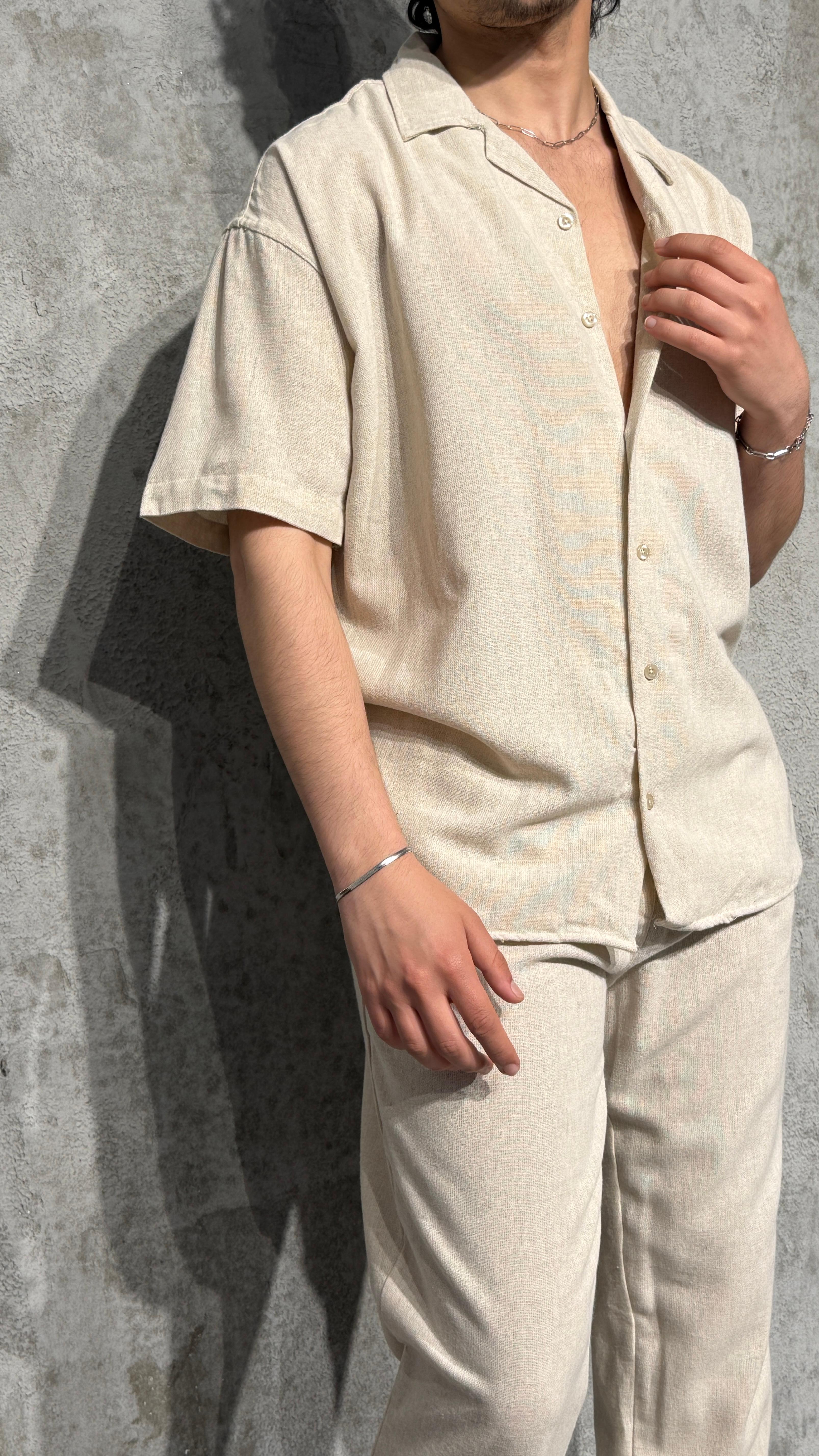 Oversize Keten Eşofman Takım