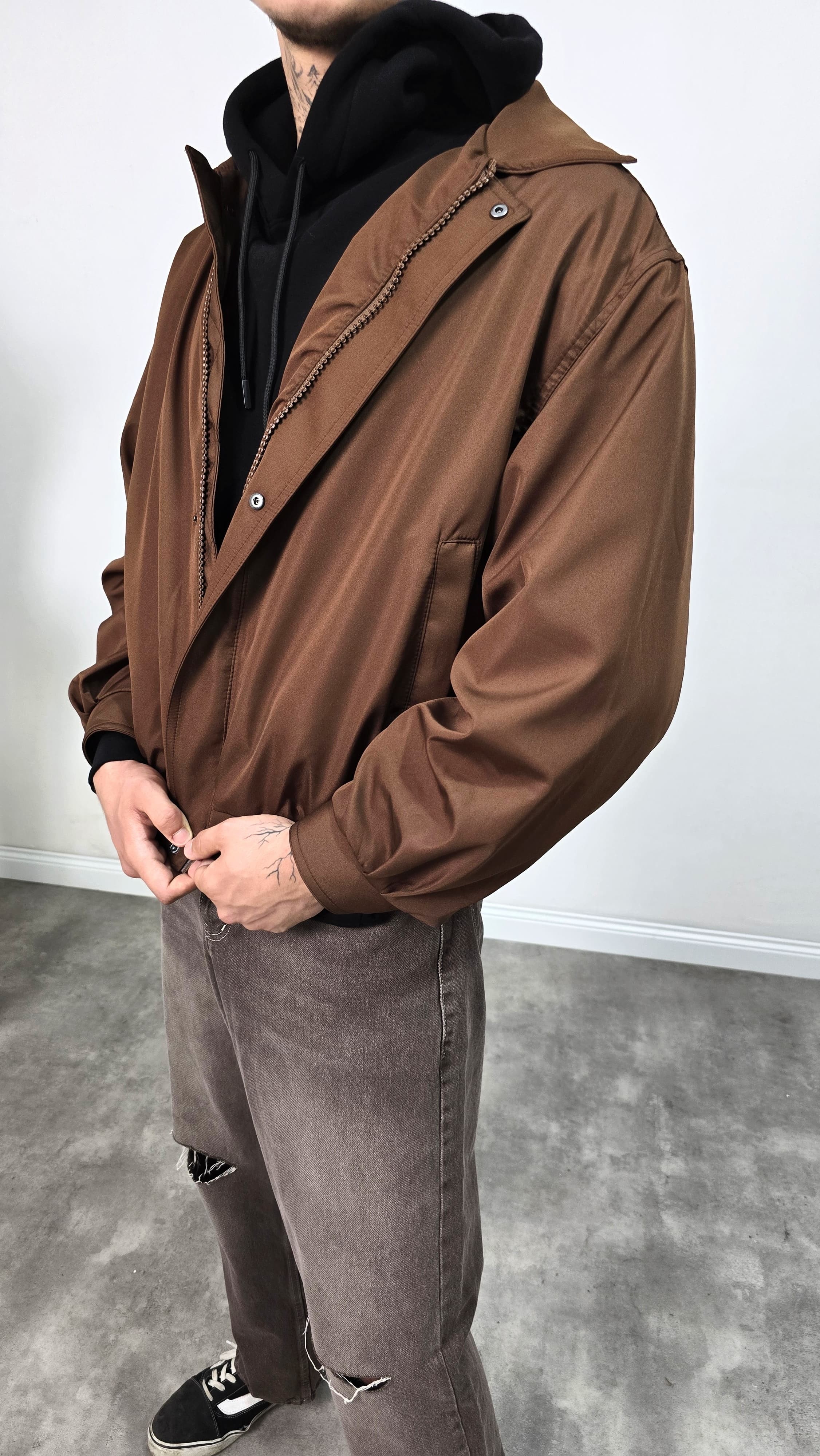 Oversize Kesim Bomber Ceket