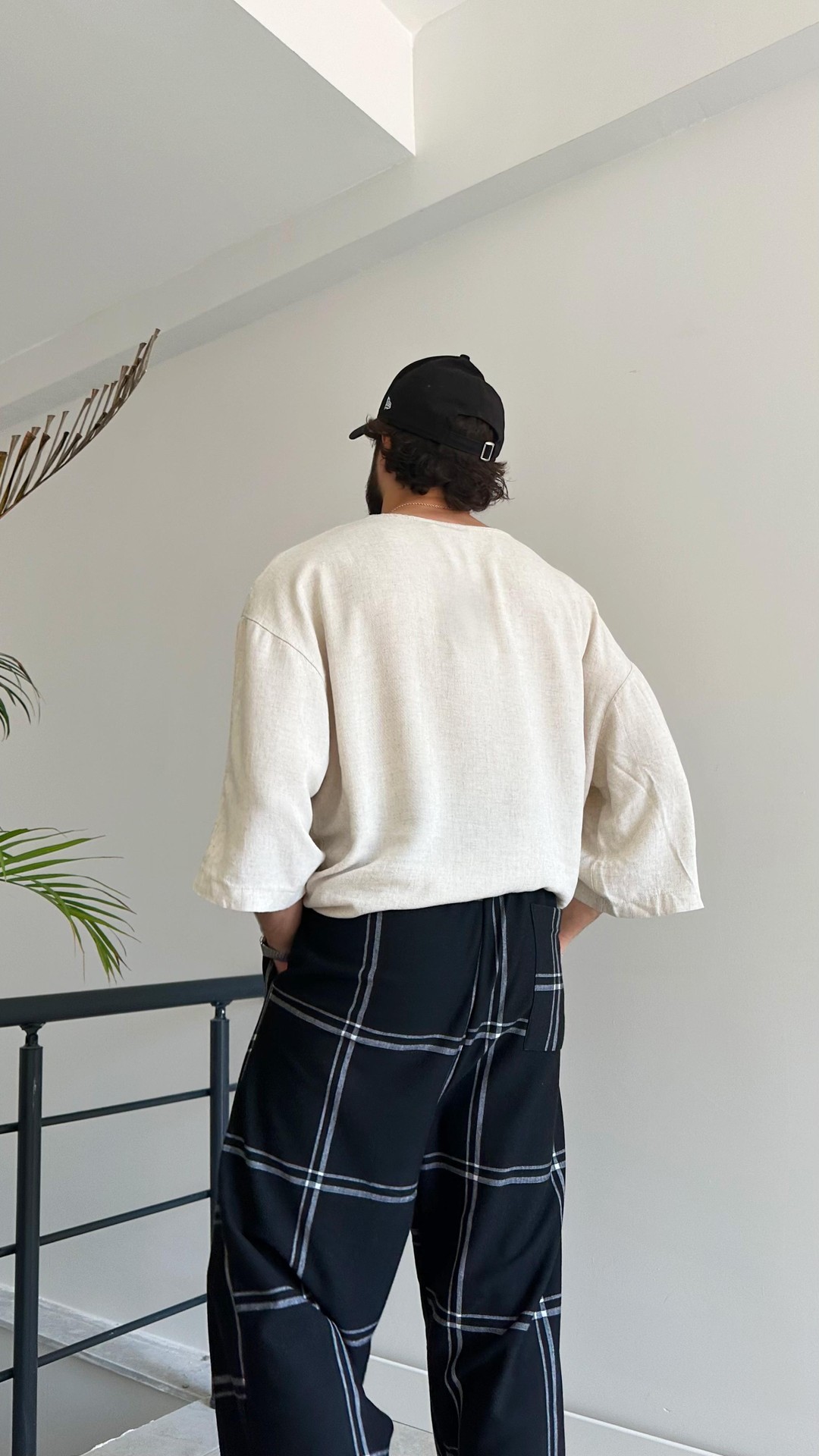 Premium Oversize Keten Tişört