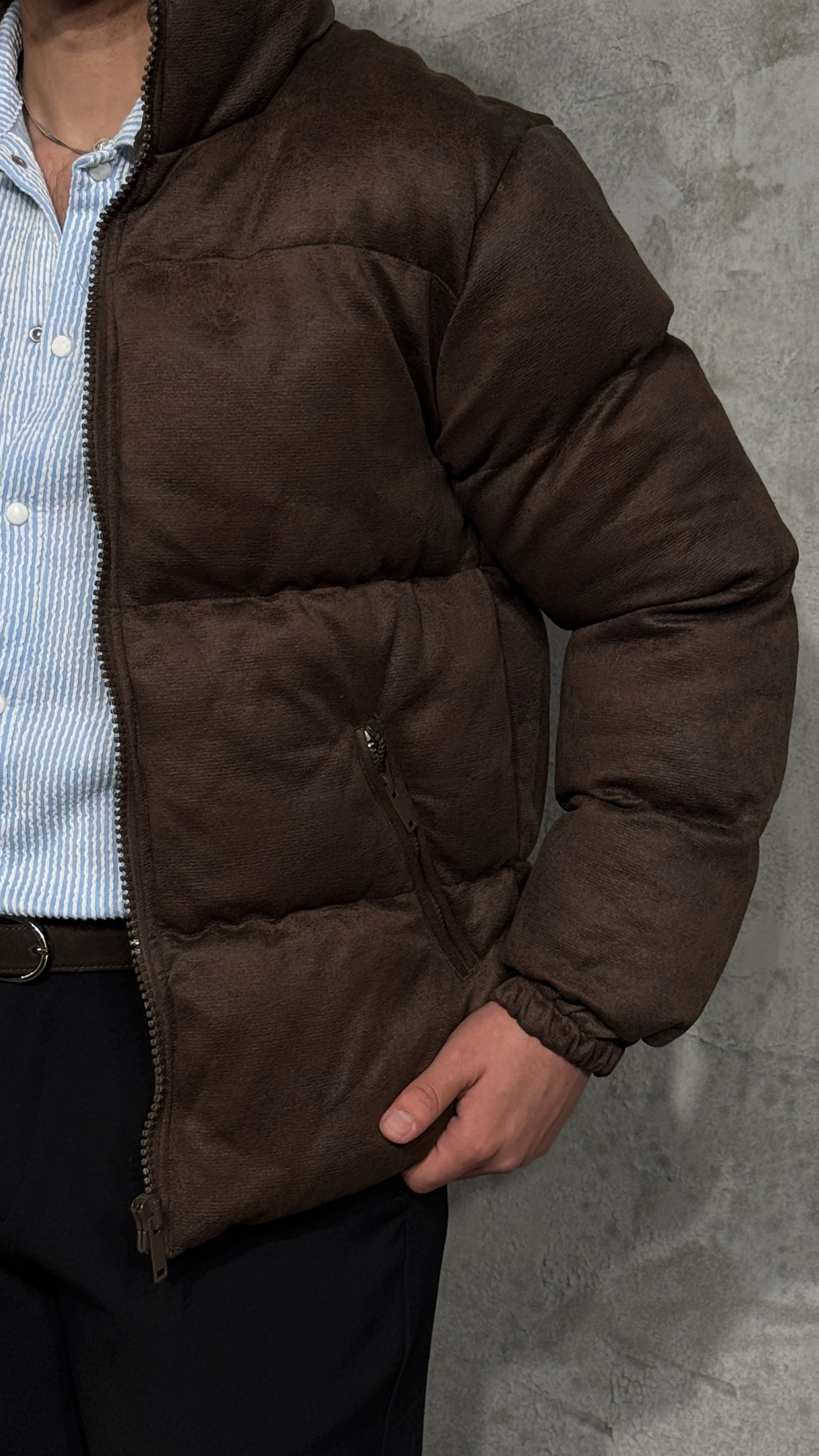 Premium Şişme Dolum Erkek Mont