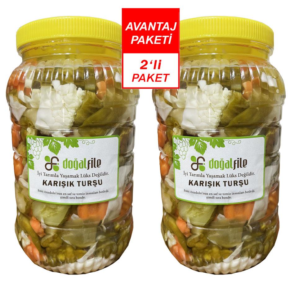 Karışık Turşu 3 kg. 2 li paket