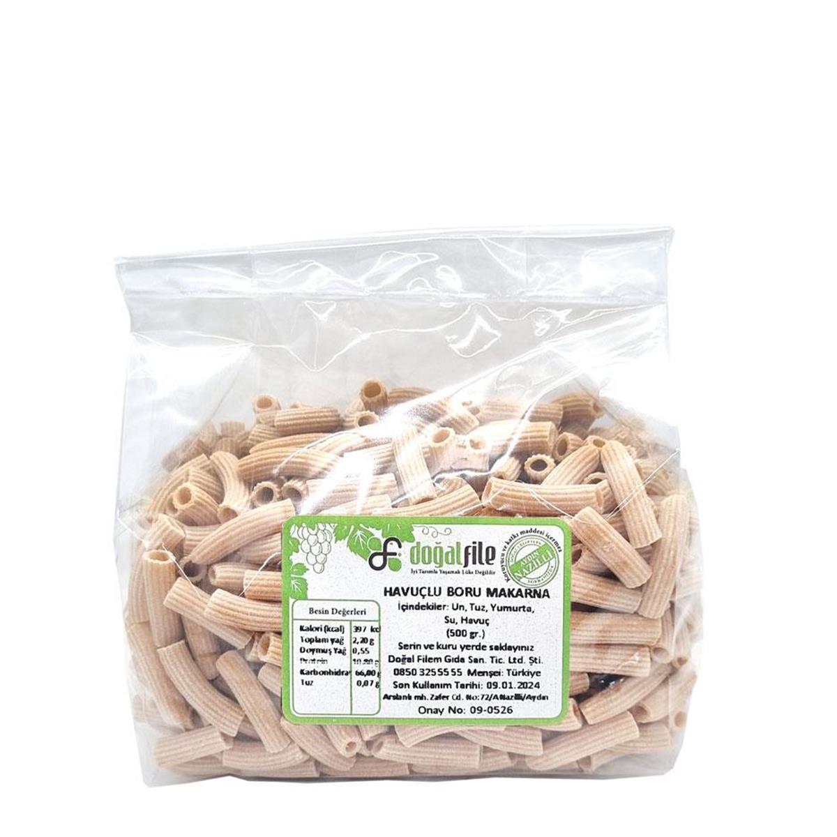 Havuçlu Boru Makarna 500 g