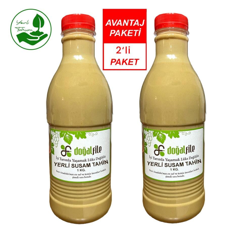 Yerli Susam Tahin 1 kg. 2'li Paket