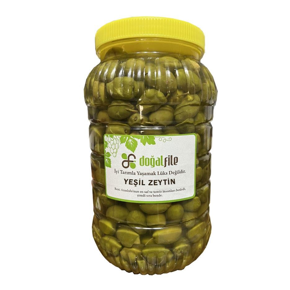 Kırma Yeşil Zeytin 3 KG - 3 kg.