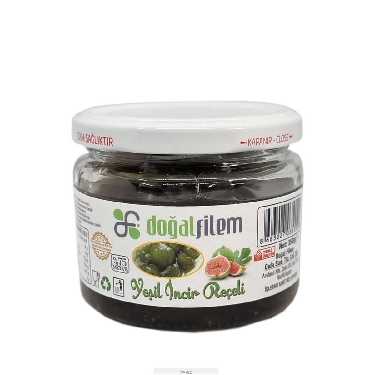 Yeşil İncir Reçeli(iğlek) 350 gr