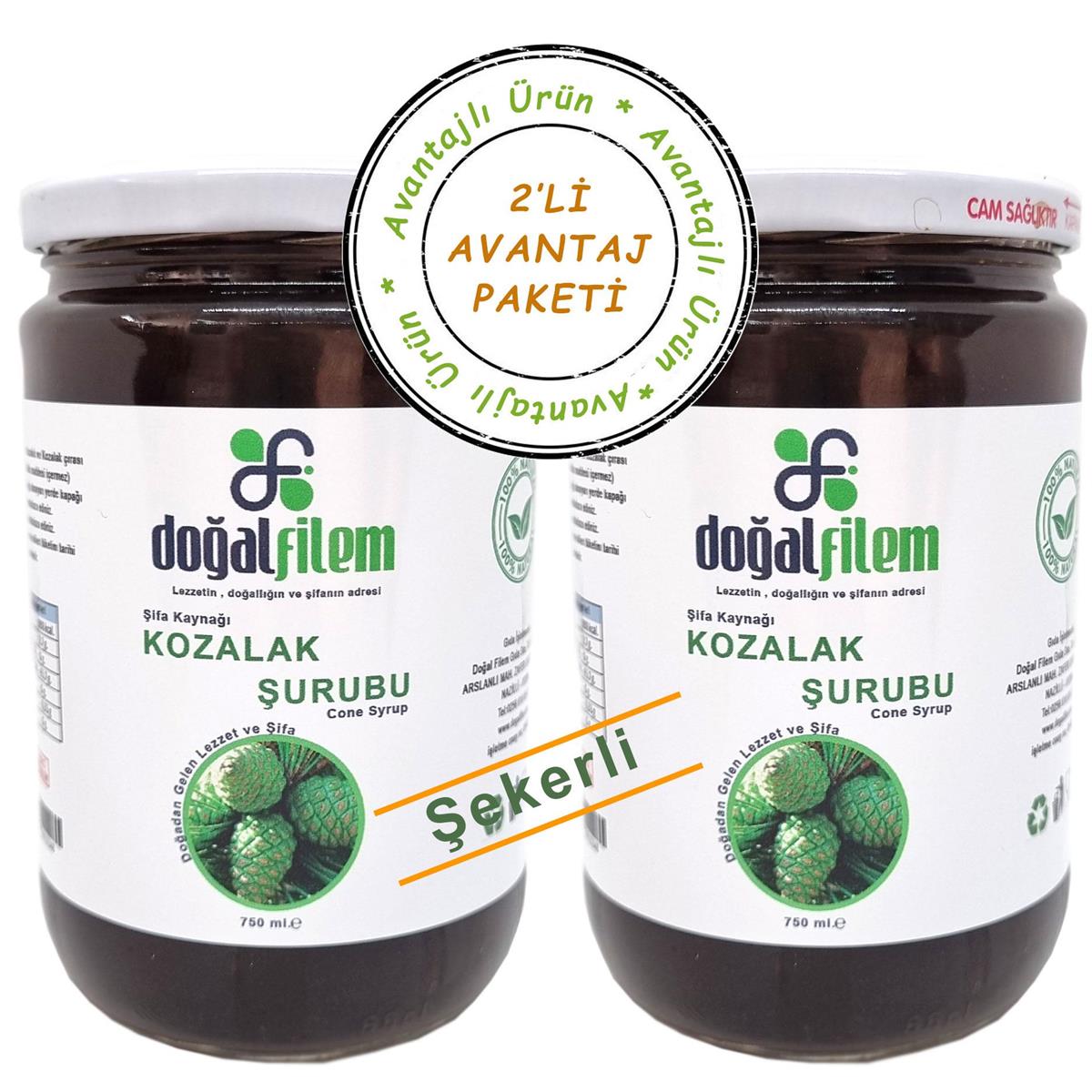 Şekerli Kozalak Suyu 750ml. 2'li Paket