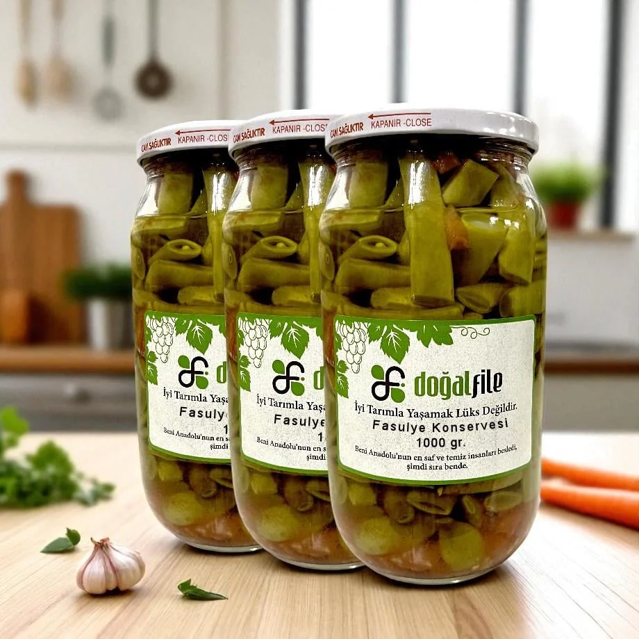 Fasulye Konservesi 1000 gr. - 3 adet
