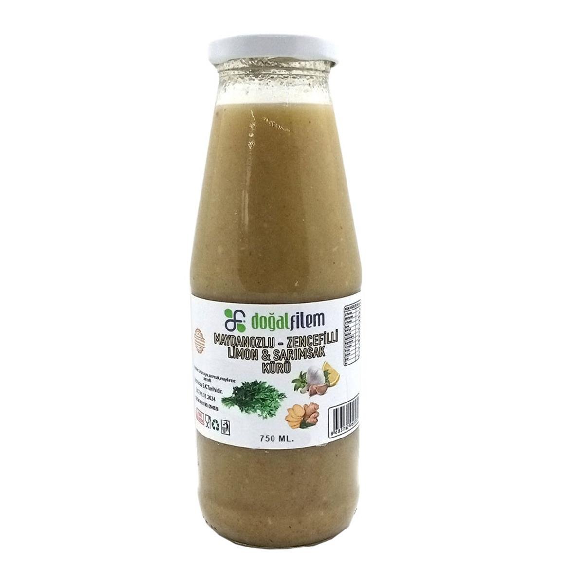 Maydanozlu ve Zencefilli Sarımsak Limon Kürü 750 ml