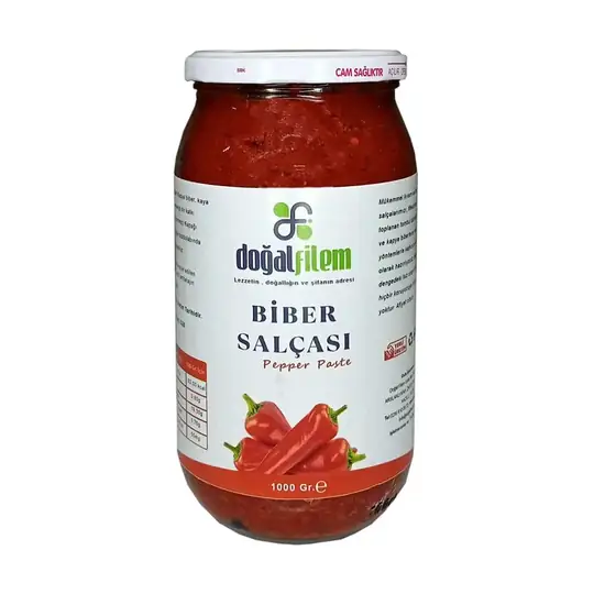 ACI BİBER SALÇASI 1 KG (GÜNEŞTE KURUTMA)