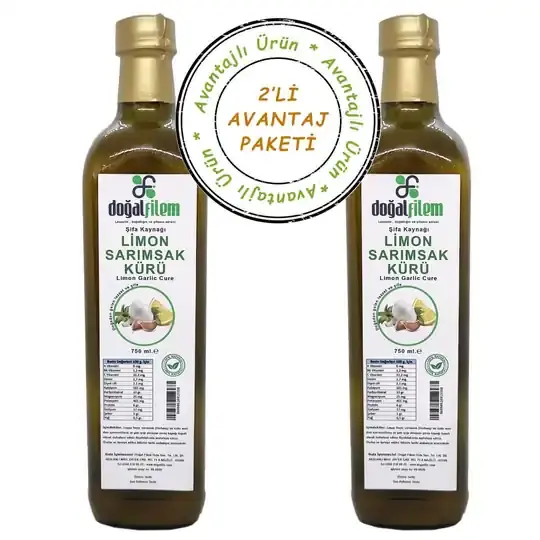 Sarımsak Limon Kürü 500 ml - 2 adet