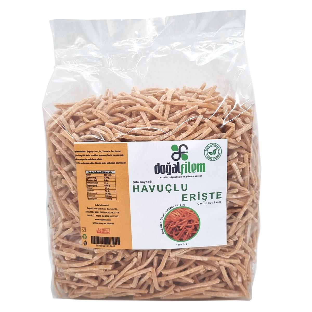 Havuçlu Erişte - 1 kg.